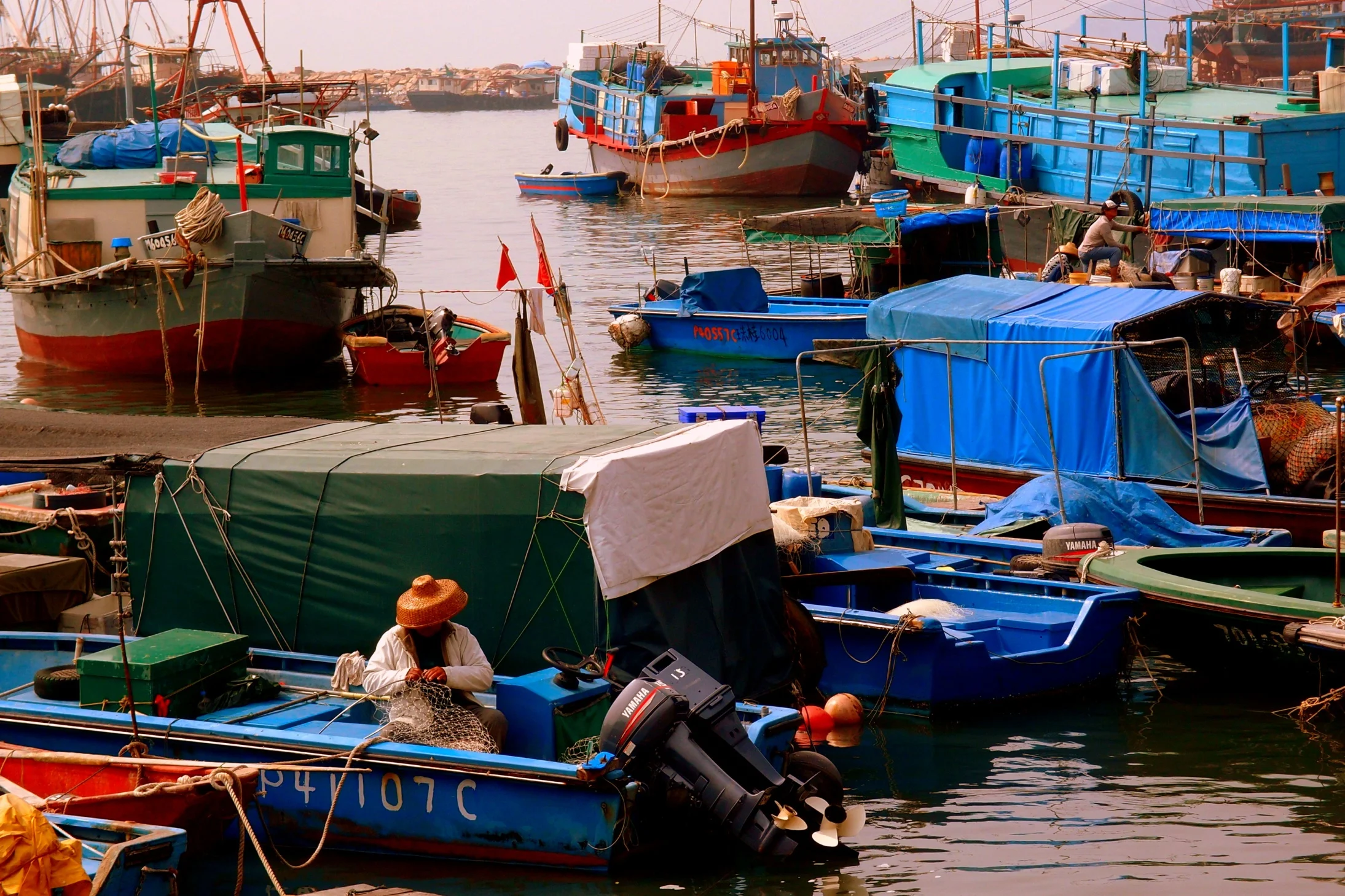 Yes, Cheung Chau is a fishing village