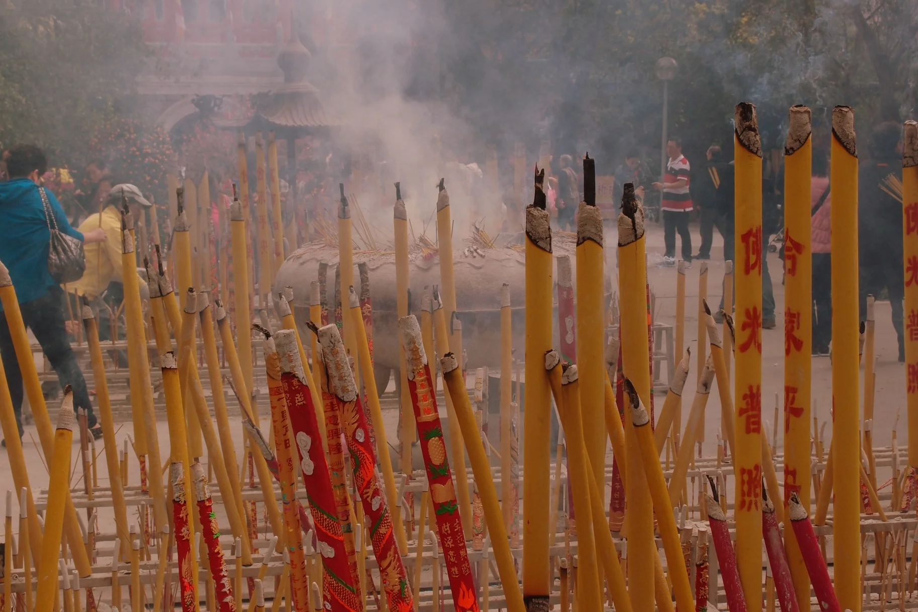 They take incense burning up here very seriously