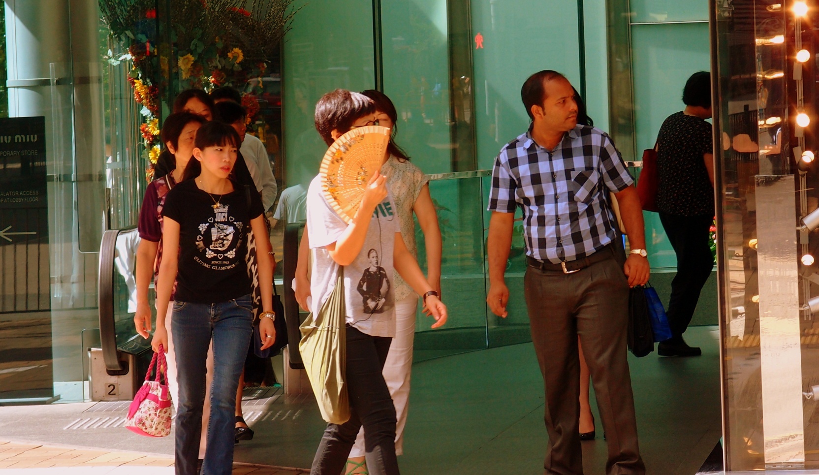 The chap in the chequered shirt is the enemy!