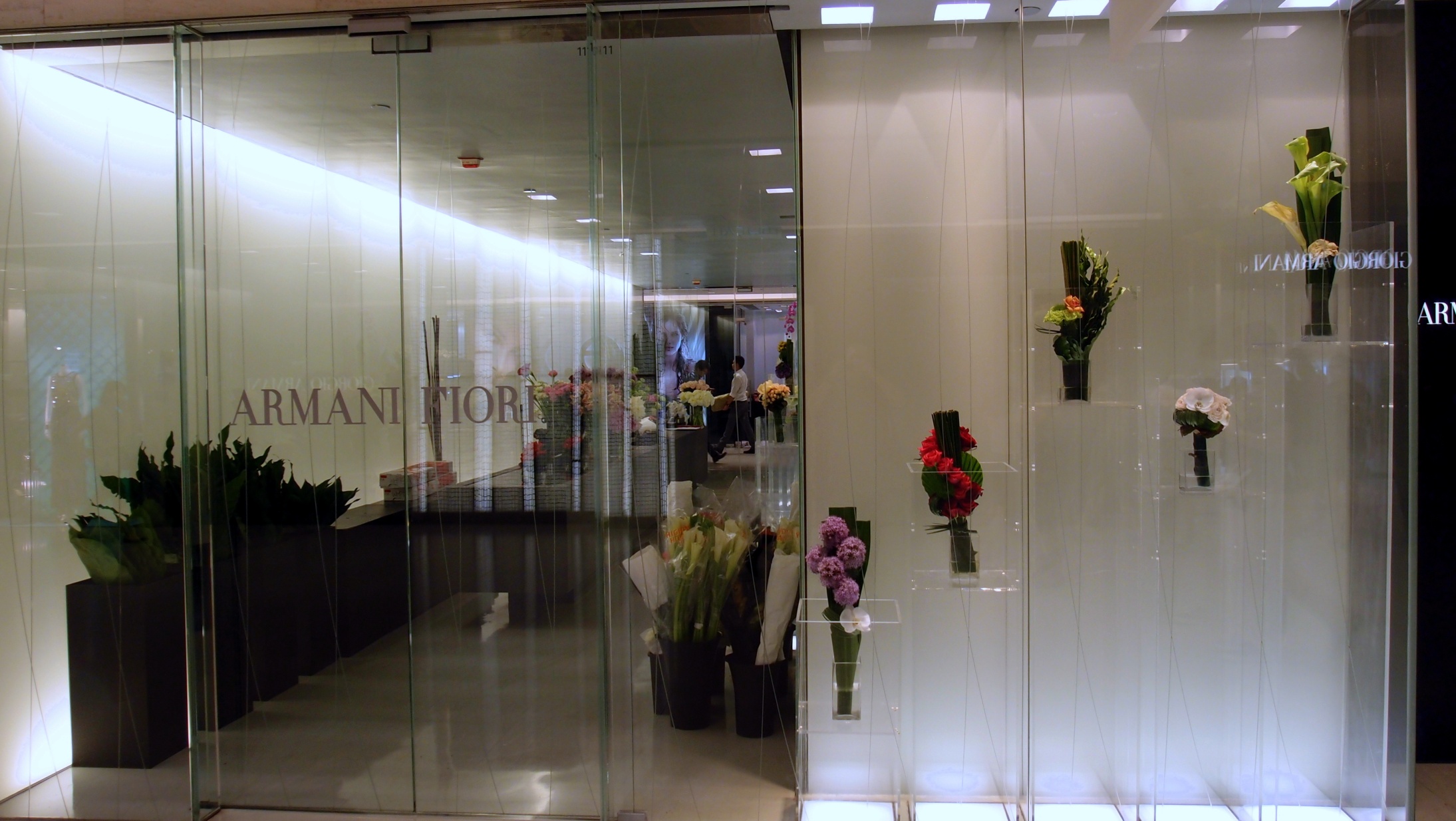 The Armani Flower shop in Chater House