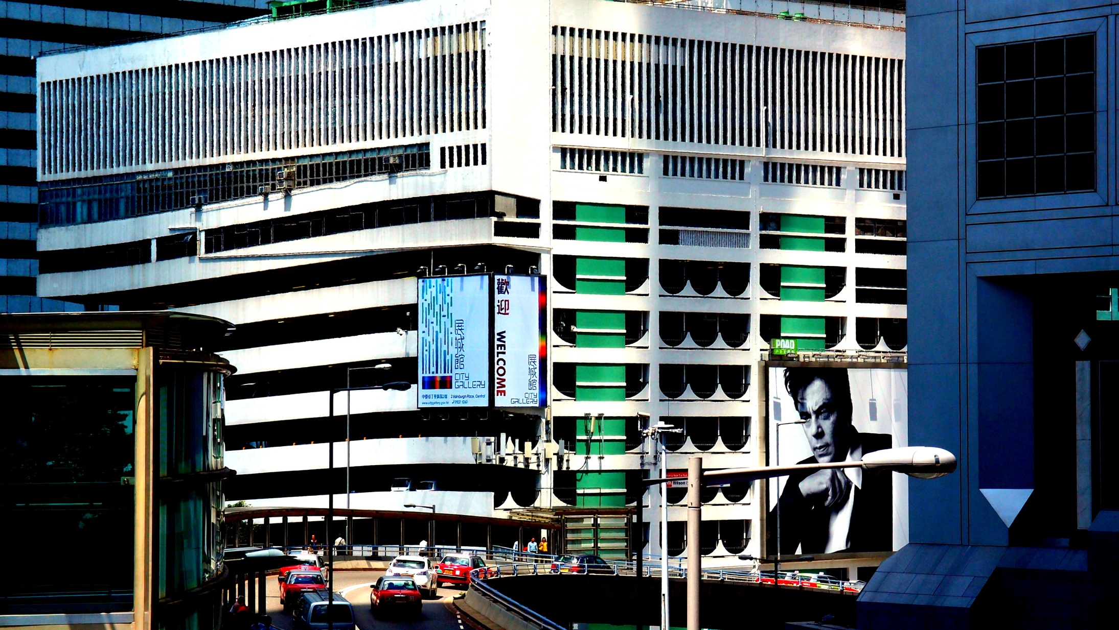 The Murray Road Carpark has a dark past, the top part used to be the headquarters of the ICAC our Corruption Police and many an English Copper spent the night in the jail cells on top of the carpark! 