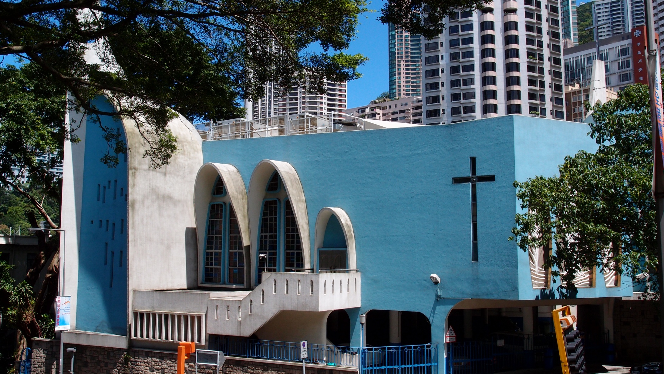 St. Josephs Church on Garden Road in the Mid Levels, a famous Catholic Church