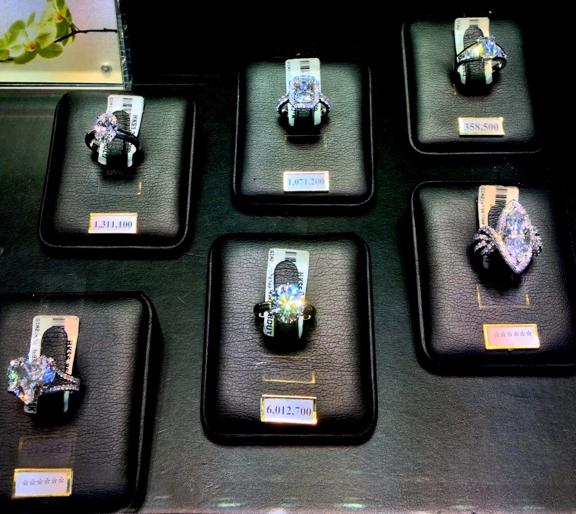 The HK$6 Million ring - it seems a bit small ( and yes I know all about the 4 C's )