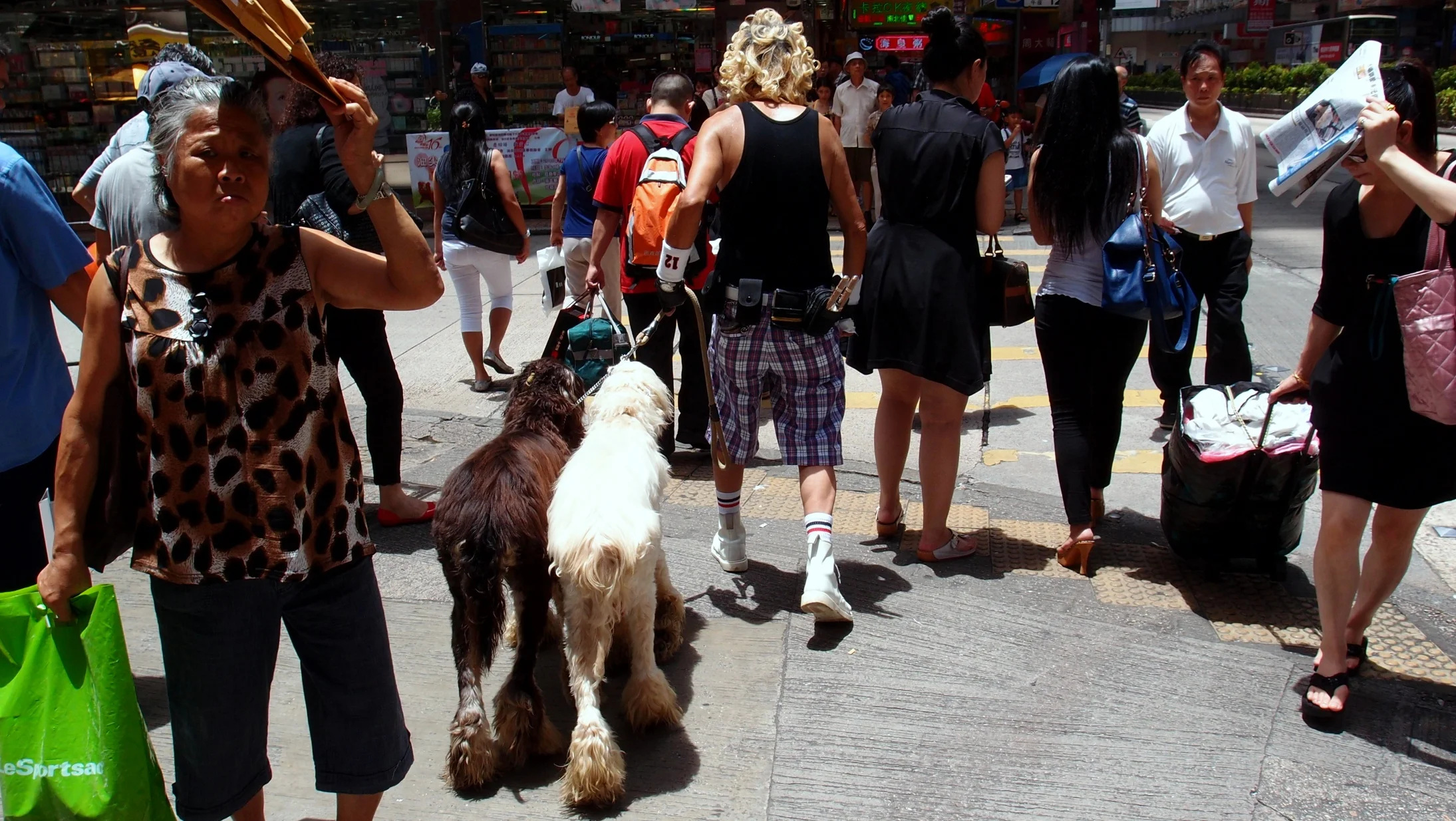 Probably the weirdest guy I have ever seen in Hong Kong