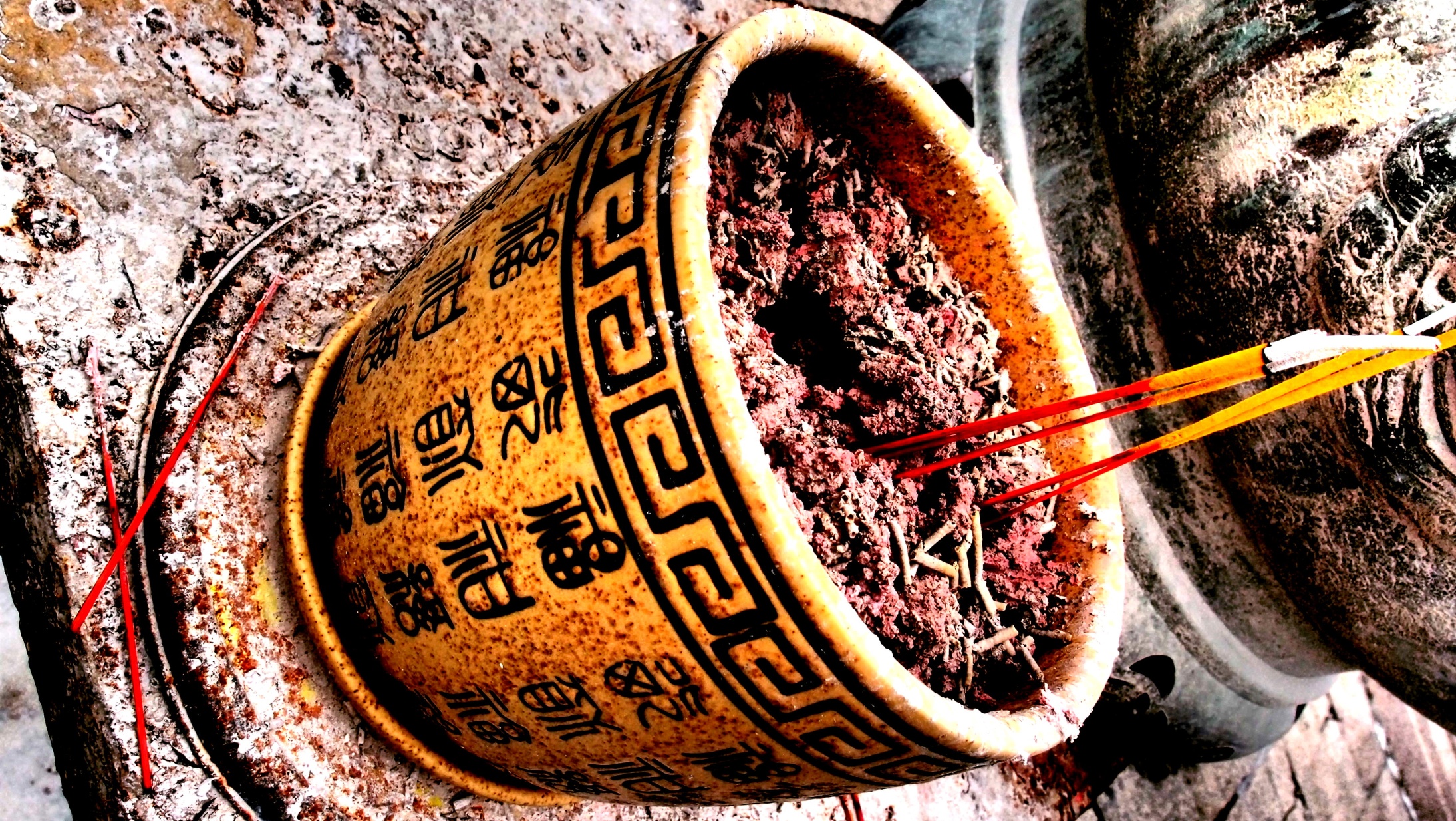Sandalwood joss sticks smell great...