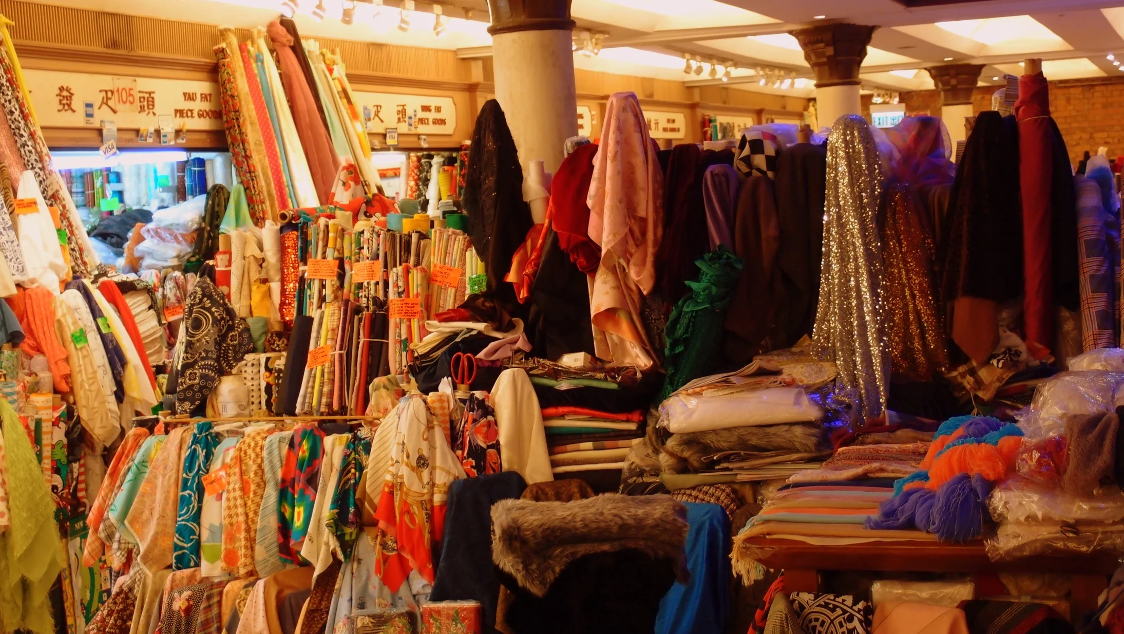 If you love fabric then this is the place