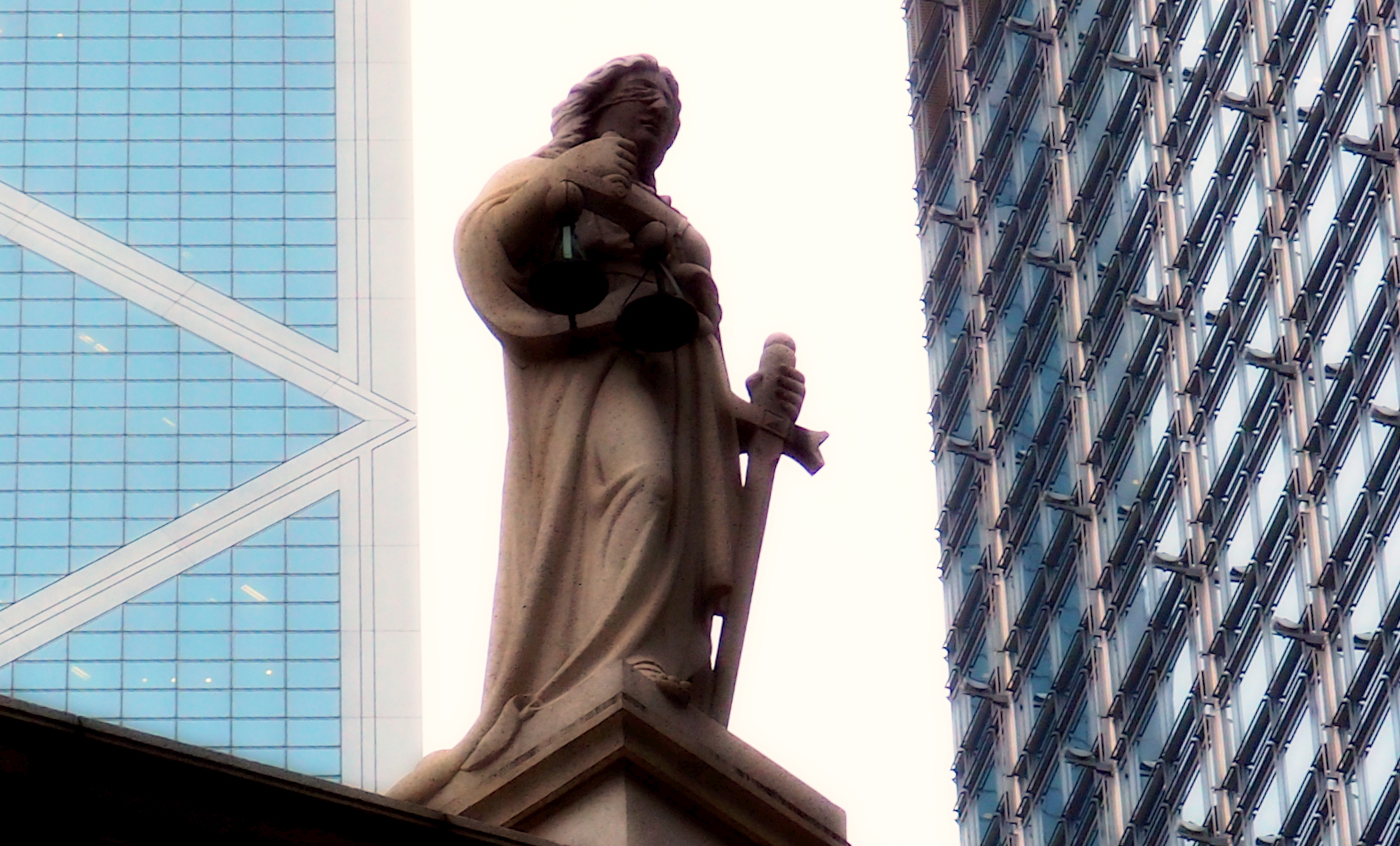 The scales of justice on the soon to be Court of Final Appeal