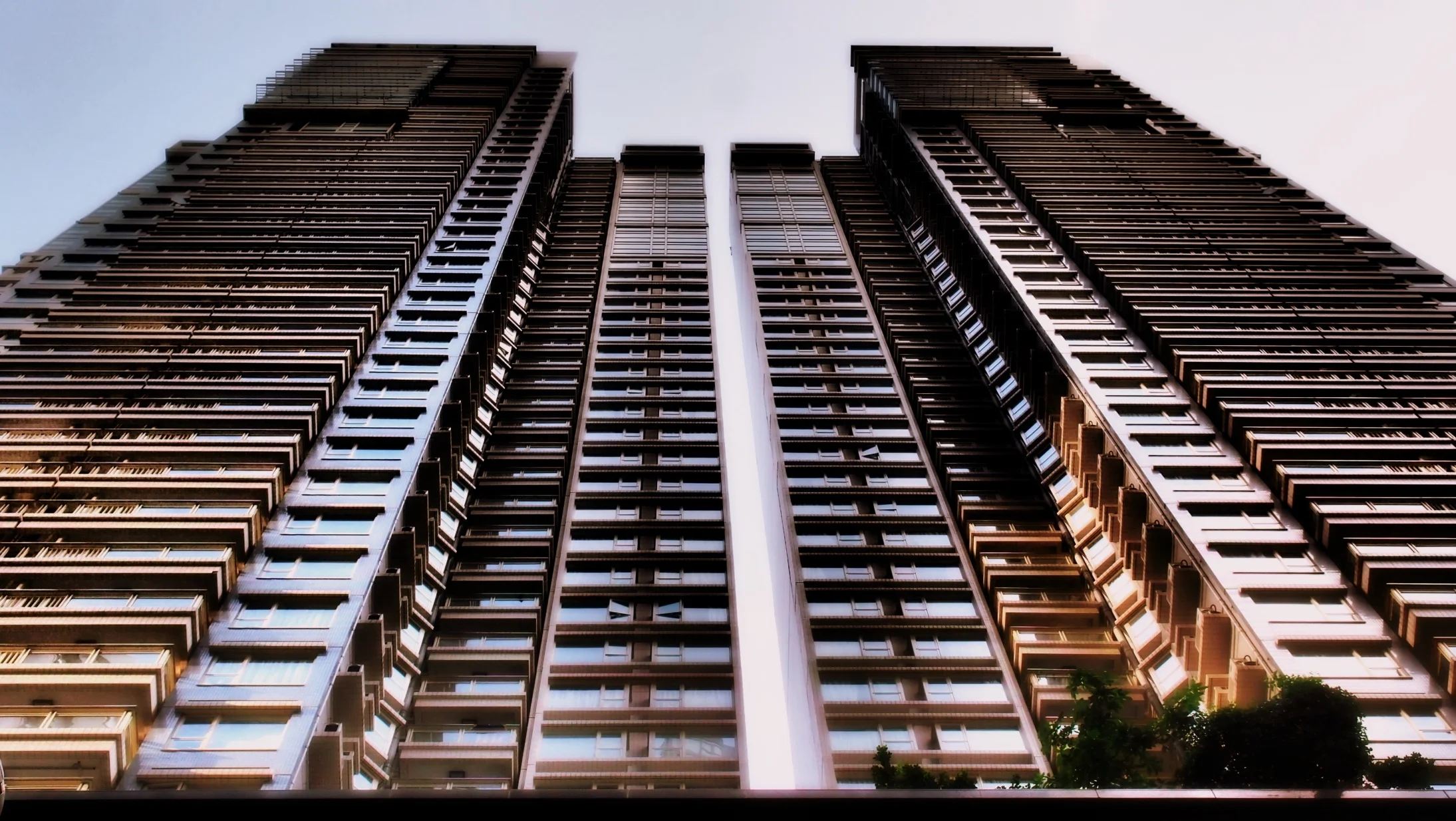 The Centre Stage apartment complex on Hollywood Road on the Island