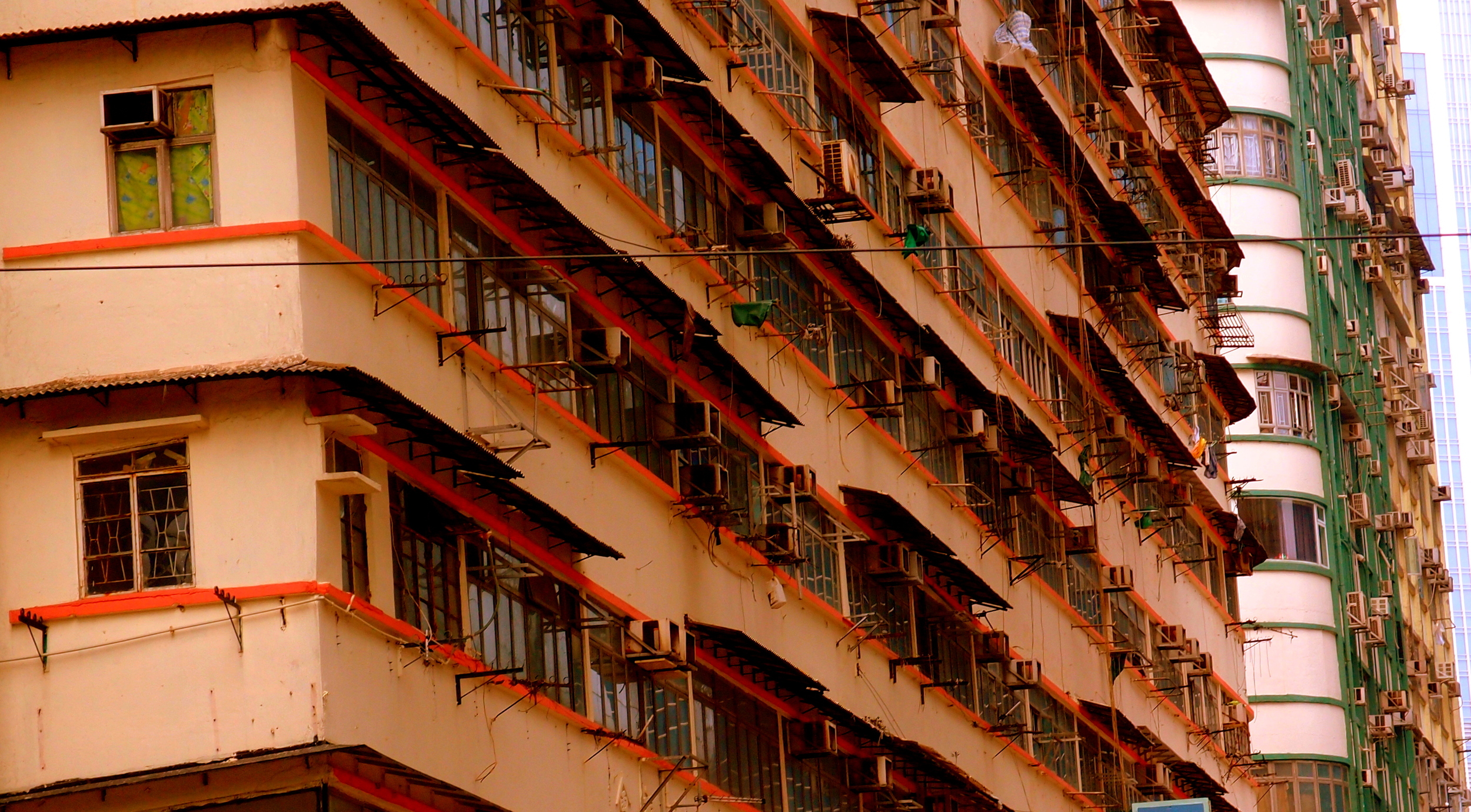 A random old building in North Point on Hong Kong Island