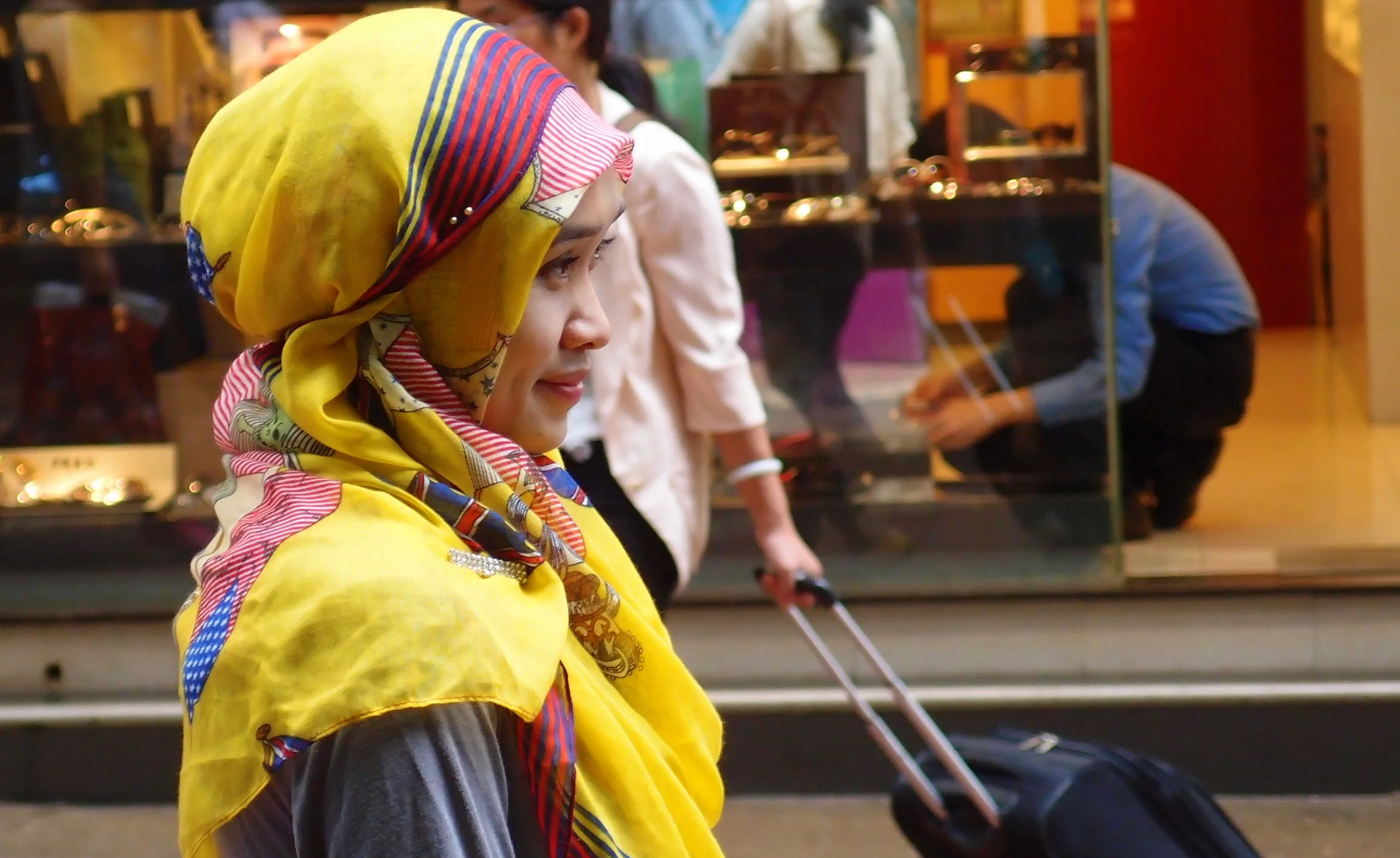 An Indonesian maid in Causeway Bay