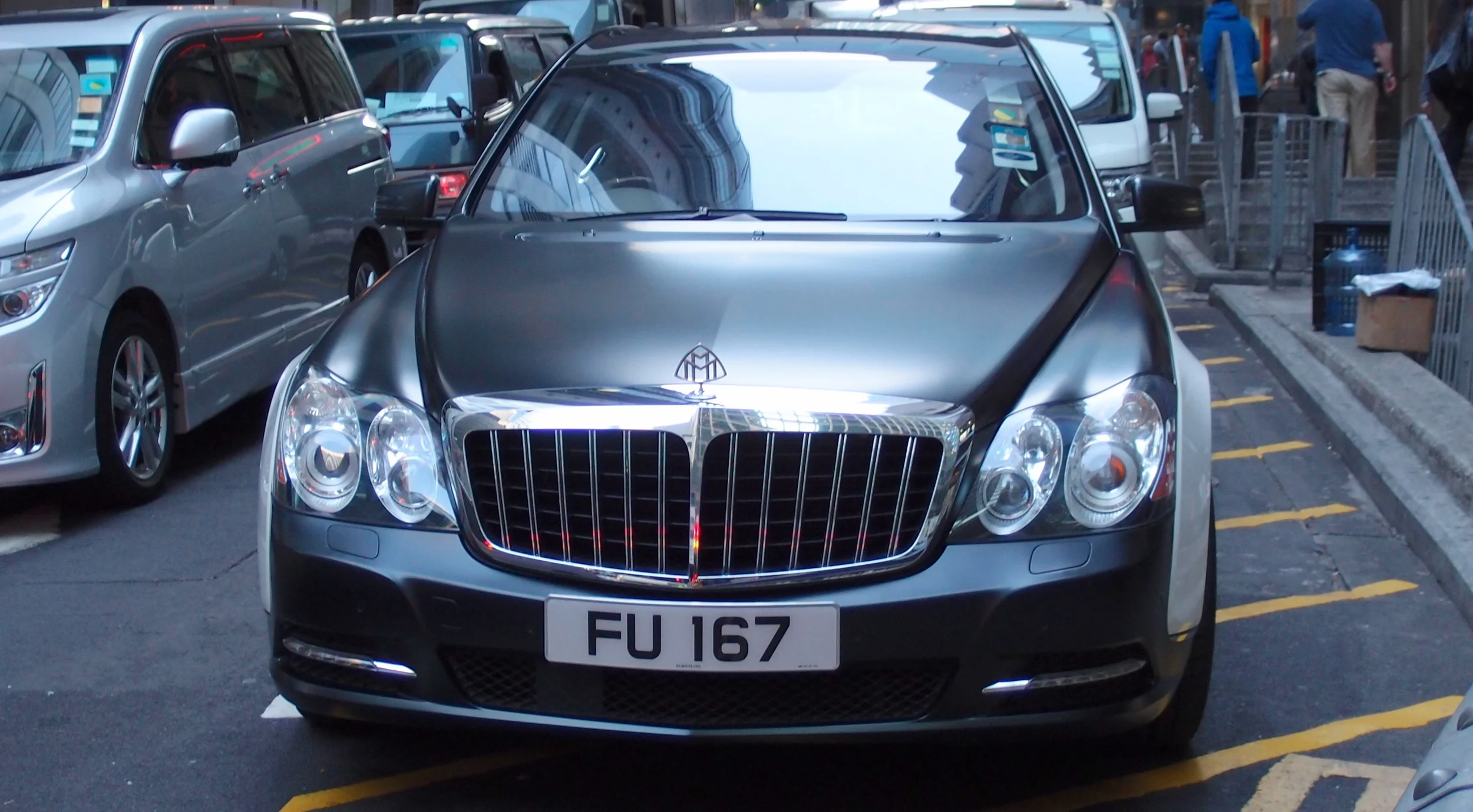 A matte and chrome Maybach