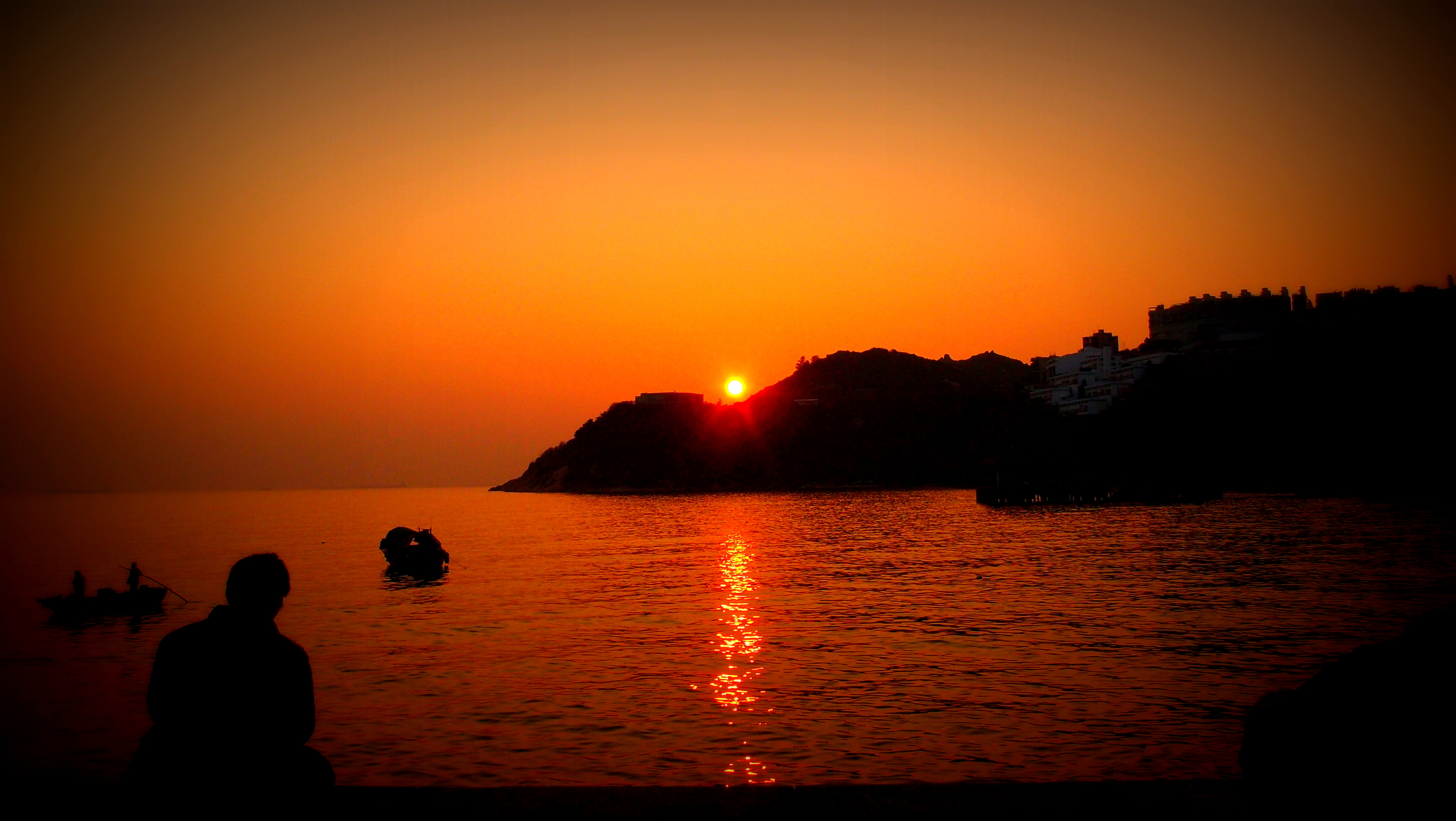 Wow, what a sunset!