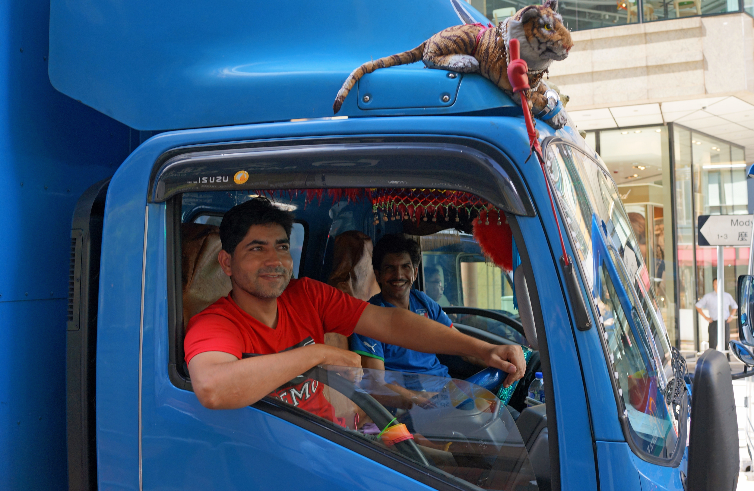 Truckers in Hong Kong are not like Truckers in America! they are often a little eccentric though!