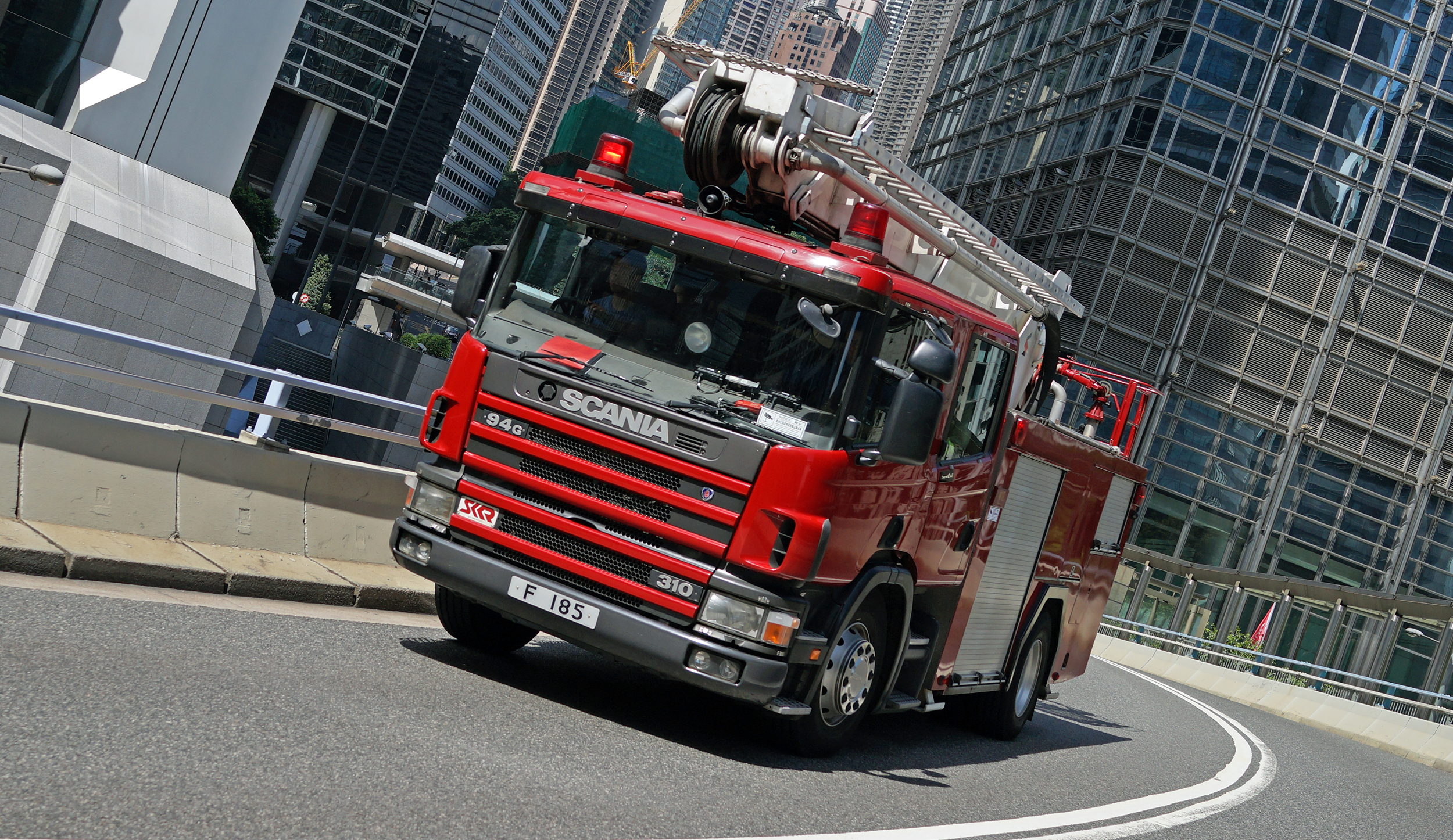 The unsung hero's of Hong Kong - our firemen do a magnificent job