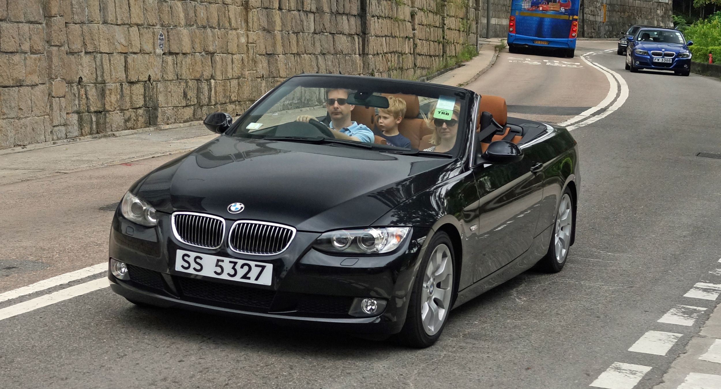 This one image sums up a typical Sunday in Hong Kong for Mr. and Mrs. Expat family - a lovely BMW, wind in the hair, a lovely drive on the south side of Hong Kong Island and a spot of lunch at the Hong Kong Country Club. Bliss.