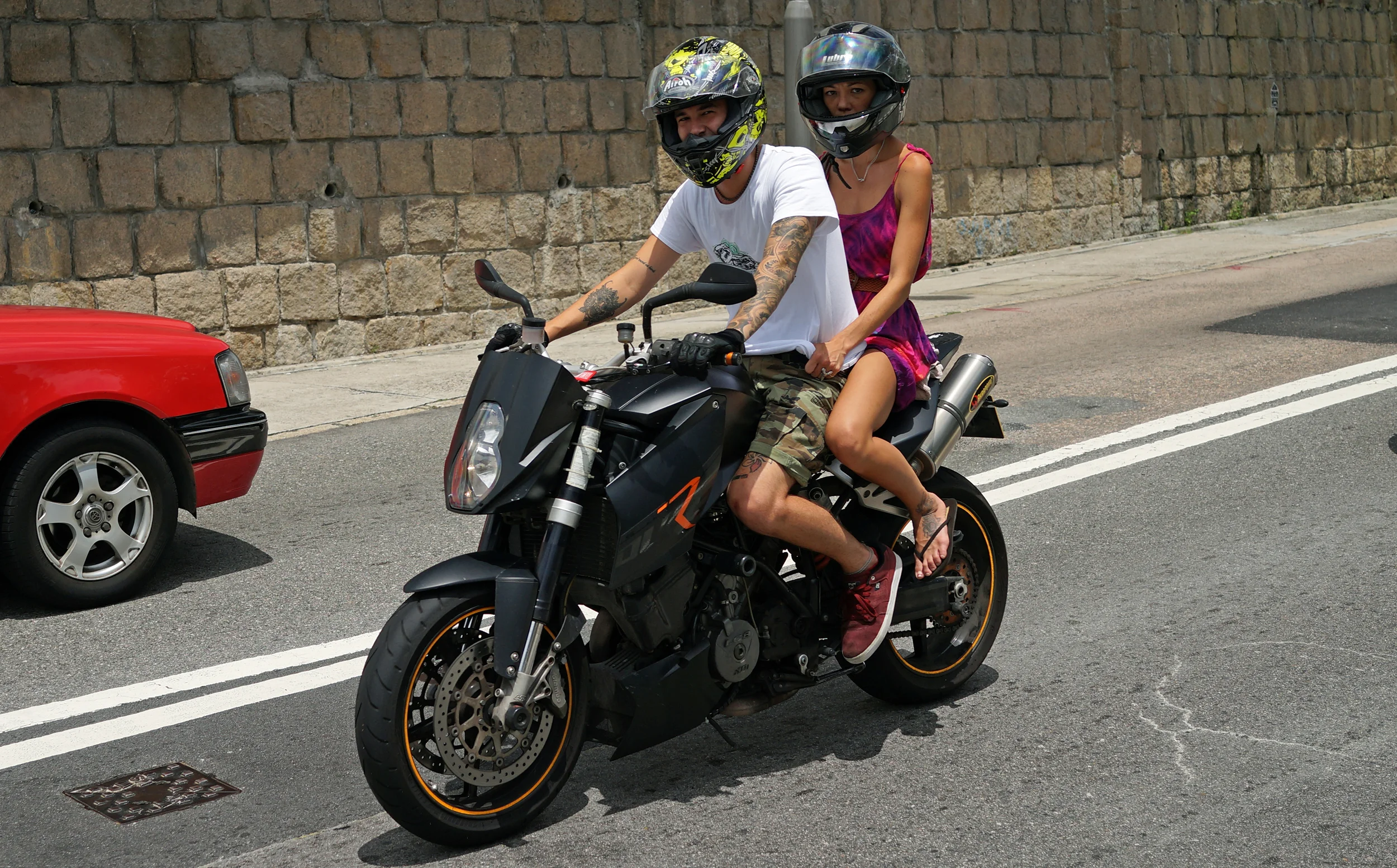 Bikers here seem to like having their photograph taken... I am happy to oblige