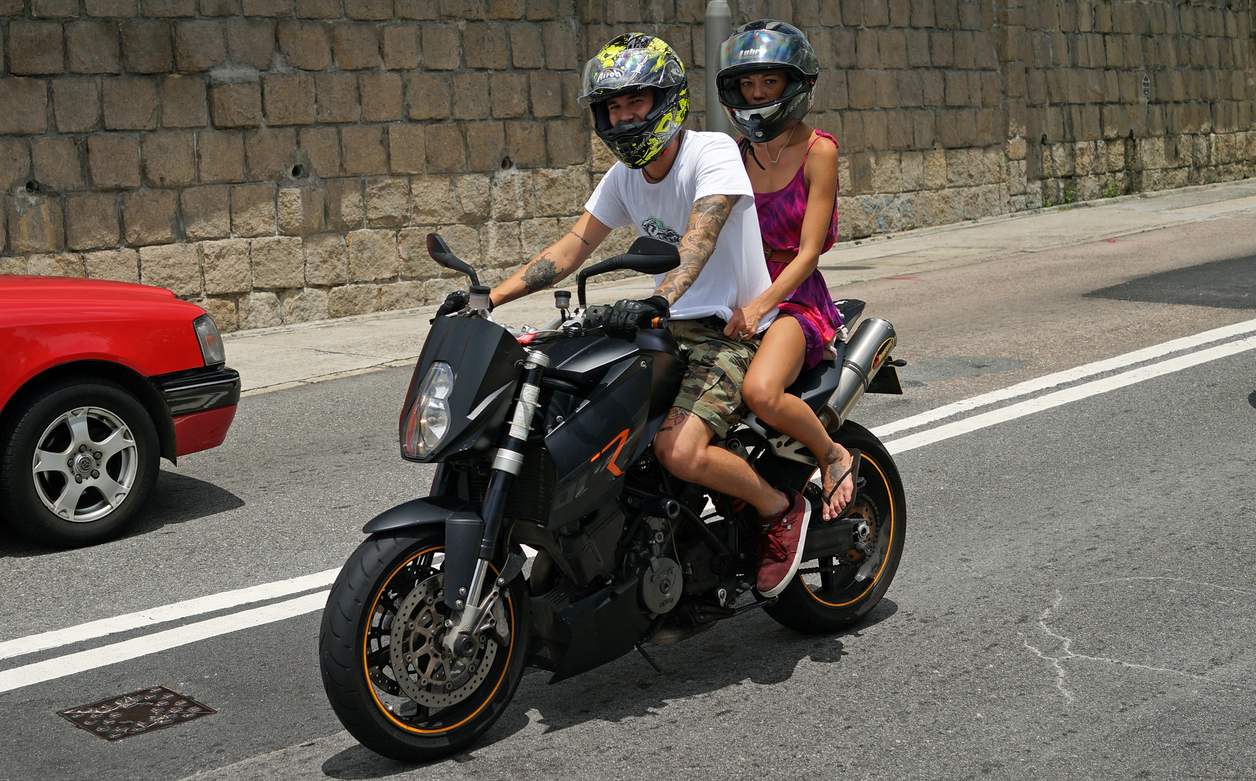 Bikers here seem to like having their photograph taken... I am happy to oblige