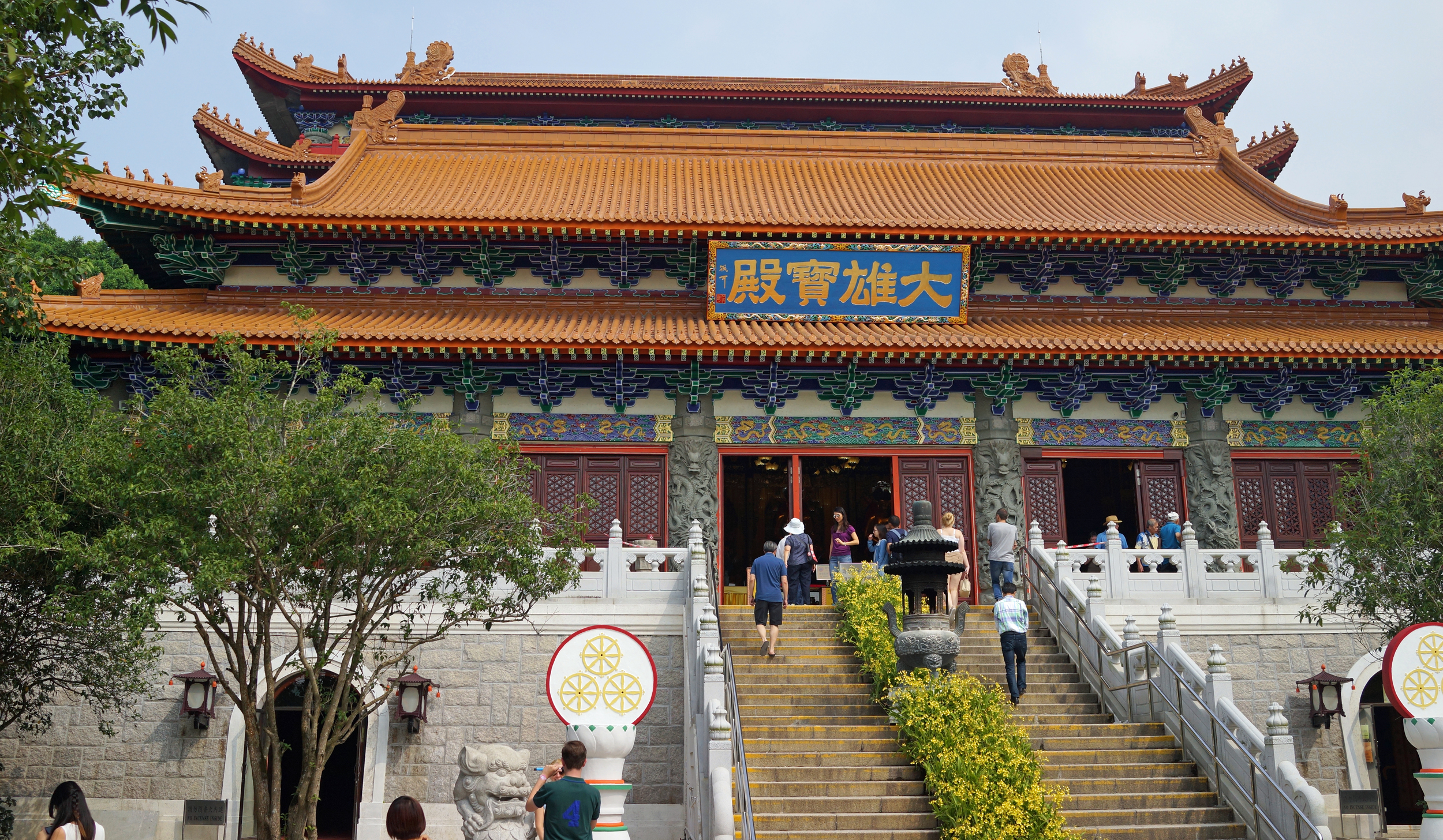 The new Po Lin Monastery (at the back of the image) dwarfs the old one.. it has been under construction for a few years now and it looks like it will open soon although the exact date has not been stated. I am looking forward to visiting.