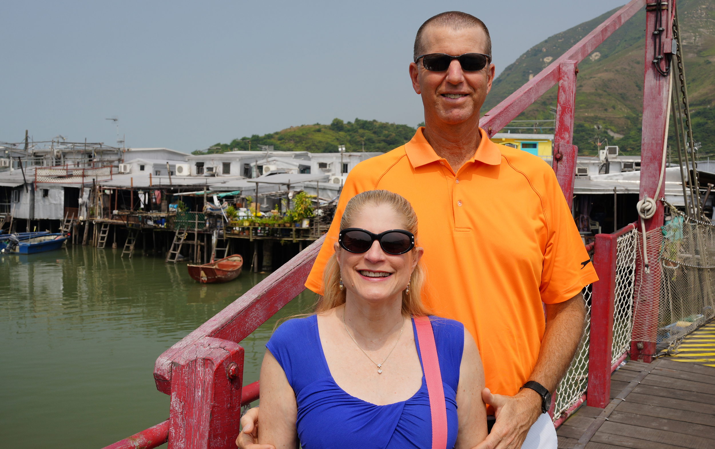 Jeff and Marion at Tai O Fishing Village