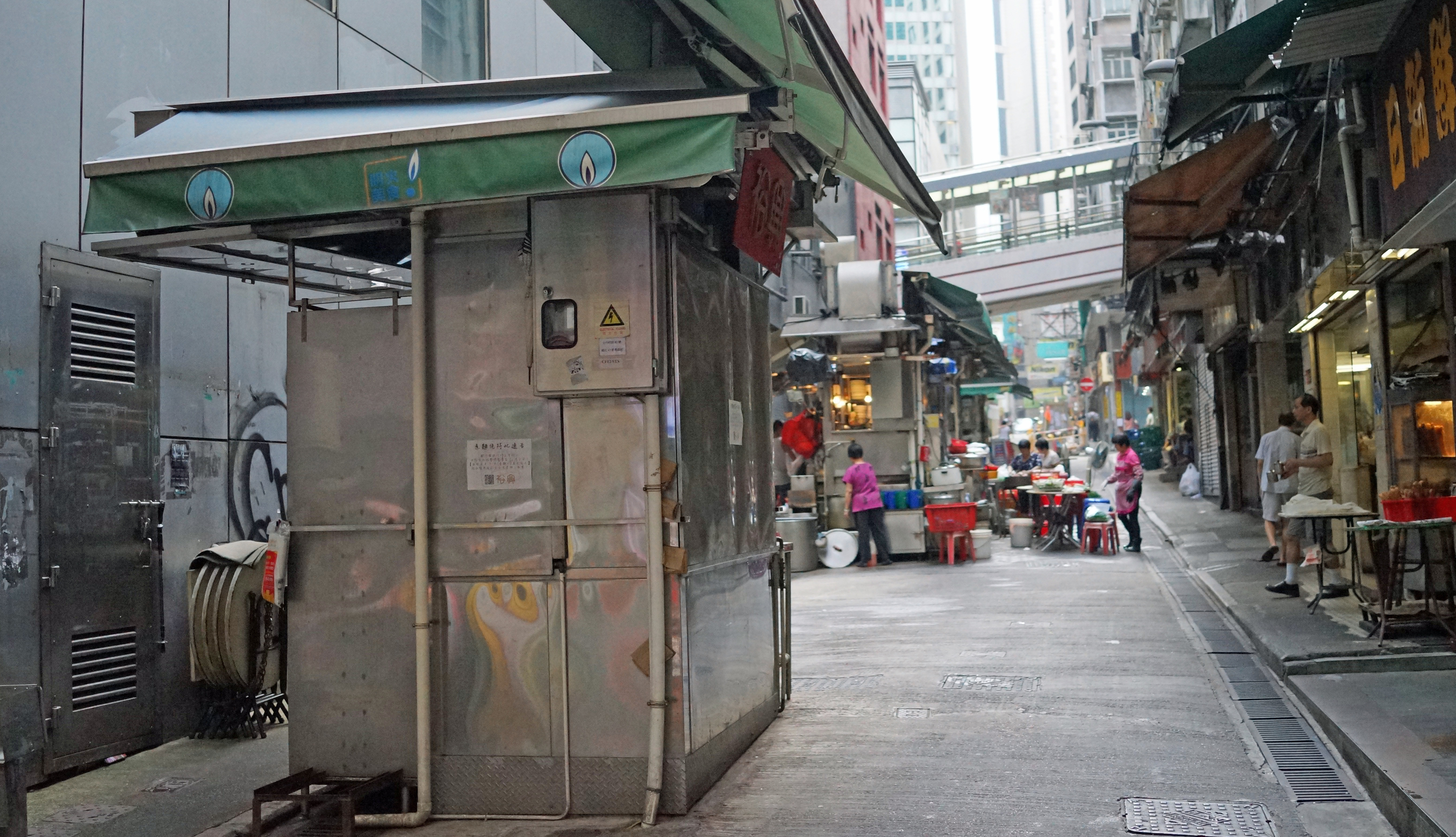 Street food is almost non existent in Hong Kong, in Central District on Hong Kong Island we still have a few of the "old" style Dai Pai Dongs or street stalls offering what some people would consider street food, not my thing of course!