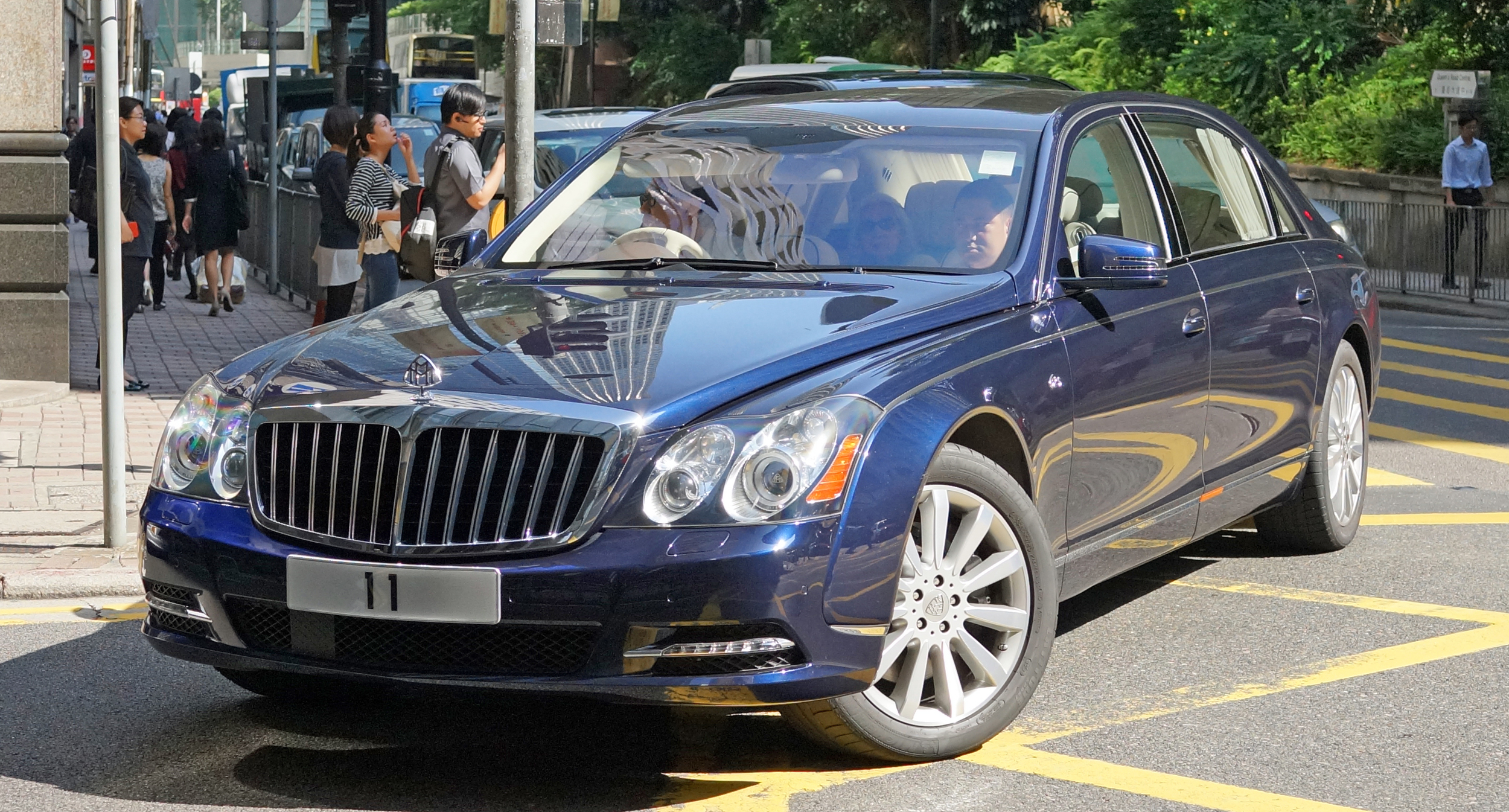 Quite often when you see our really luxurious cars (Rolls Royce, Bentley's, Maybach's etc) you will see a little old lady in the back of the car!