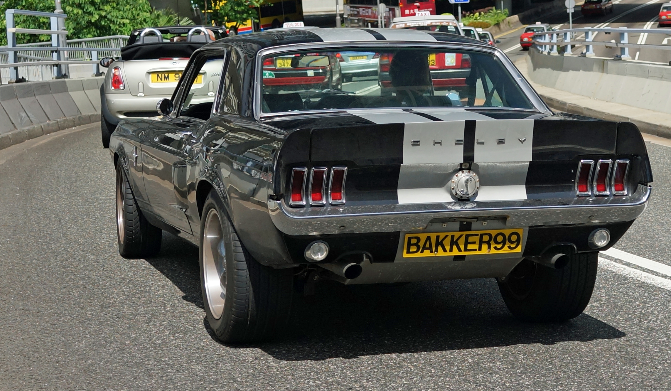 the rear view!