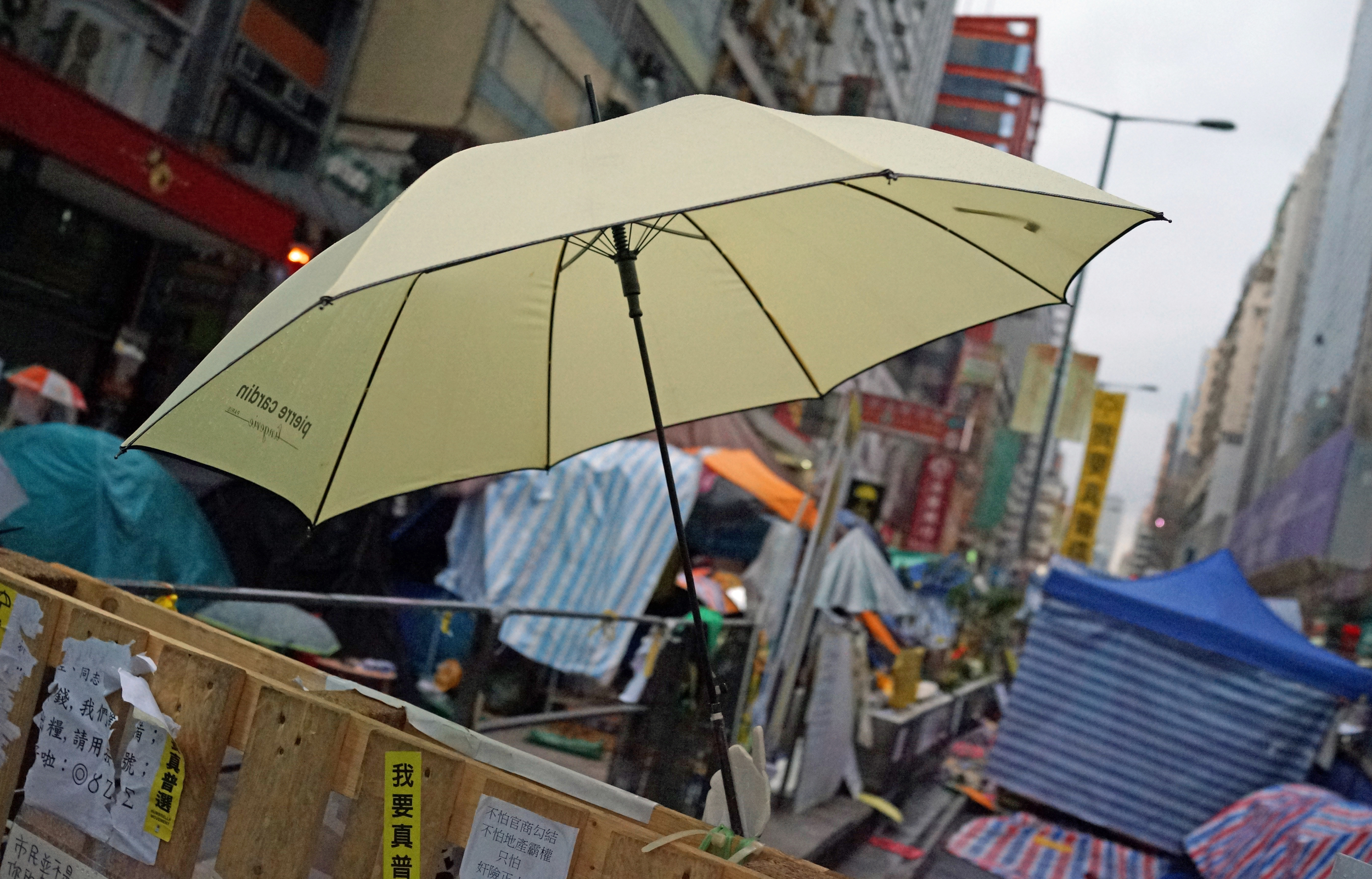 ... and to those morons that think I am a communist sympathiser because I disagree with what they are protesting about - the umbrella has to be the stupidest most imbecilic symbol for a protest movement ever. Only in Hong Kong.... oh and free speech is a pillar of democracy