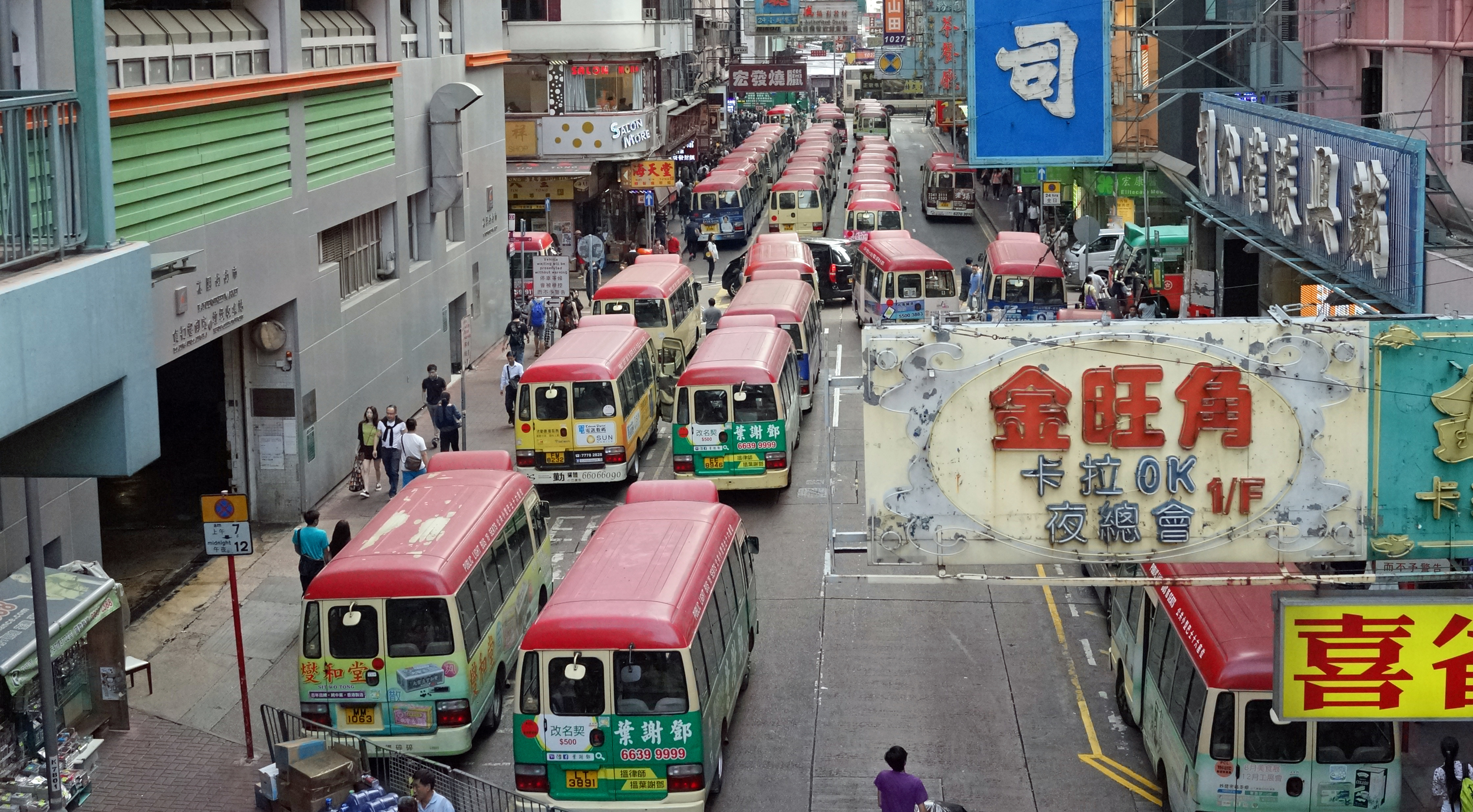 Ride a red roof minibus at your own peril!!!