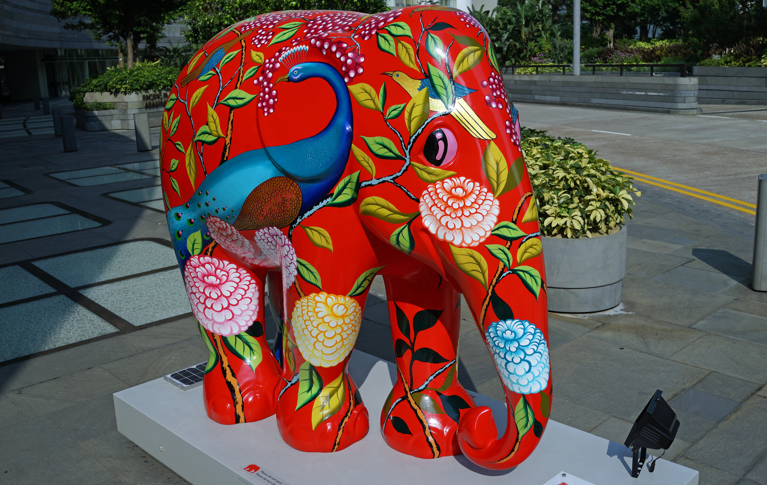 A few months ago colourful elephants were all the rage... now they are not.