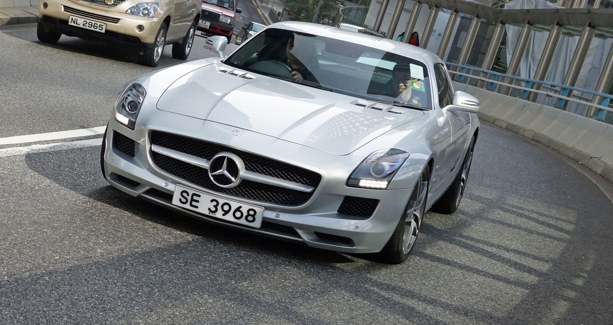Oh yes, the Mercedes SLS, probably my favourite model, ultra cool