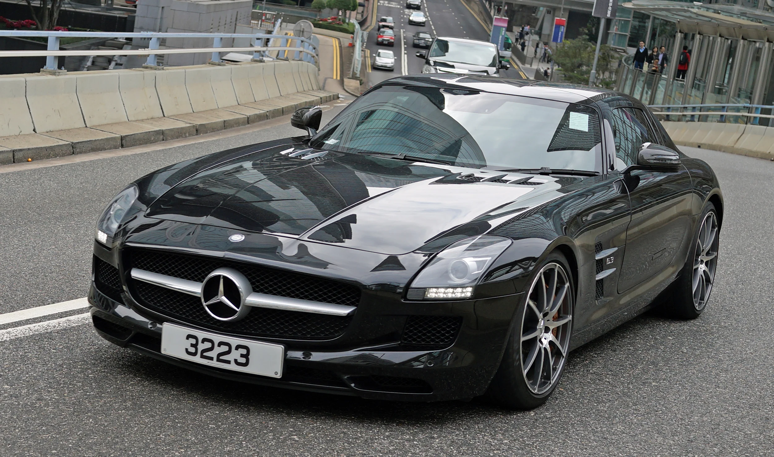 My favourite Mercedes Benz car, the gull wing SLS, an amazing car!!