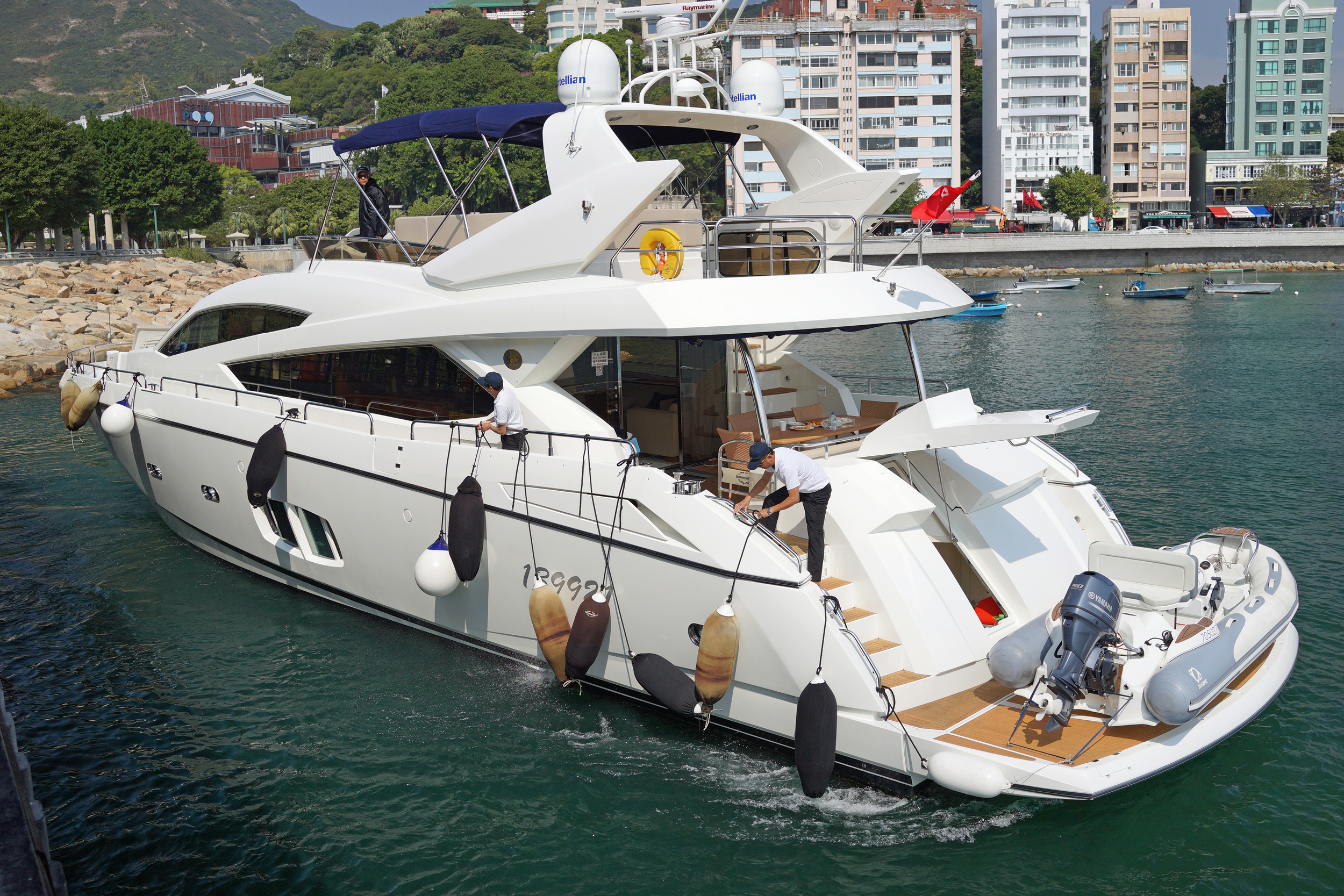 How the other half lives, a luxury cruiser arrives at Stanley, I could get used to this lifestyle