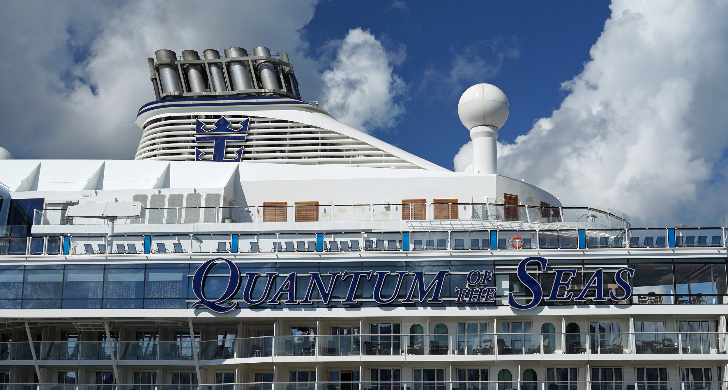 The 4th largest cruise ship in the world, I was simply gobsmacked when I saw this thing parked at the Kai Tak Cruise Terminal.. simply amazing... The Quantum of the Seas owned by Royal Caribbean Cruises will be based in Shanghai so I imagine it will be a frequent visitor to Hong Kong......