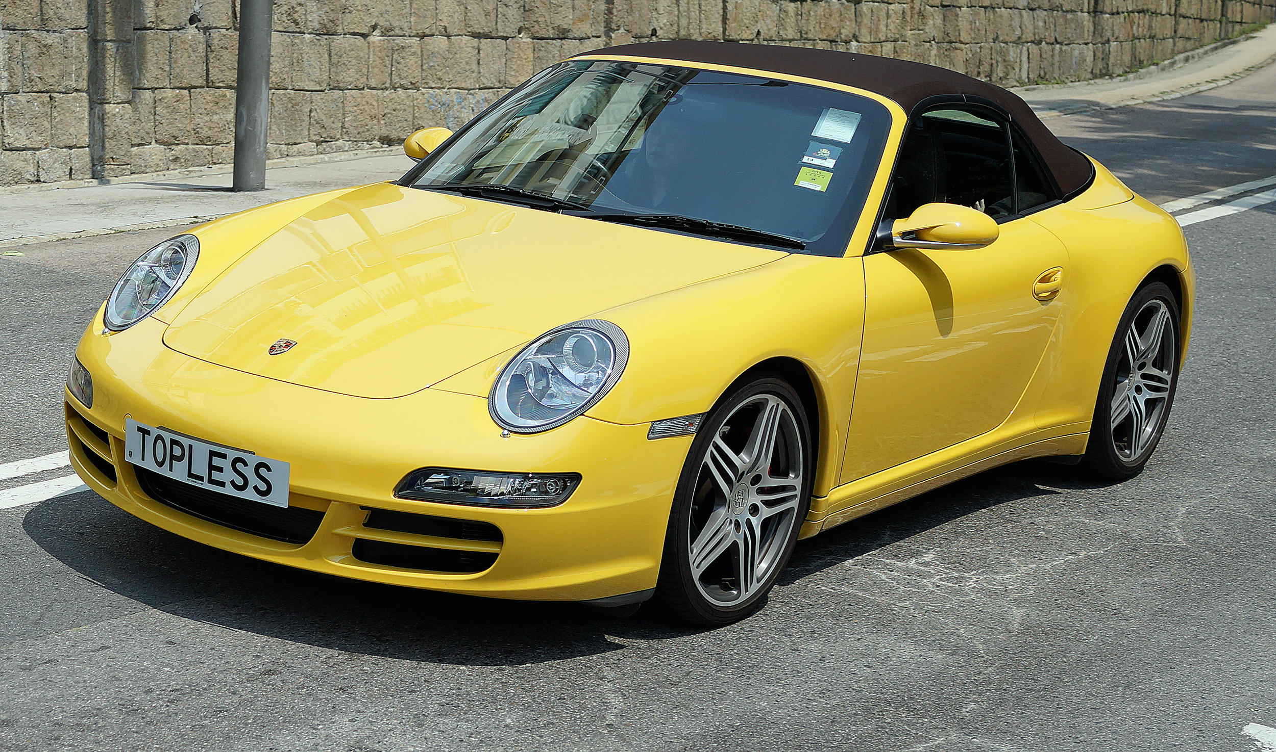 Porsche - TOPLESS / One of my most popular images and normally when I have photographed this car it has a lady driver!