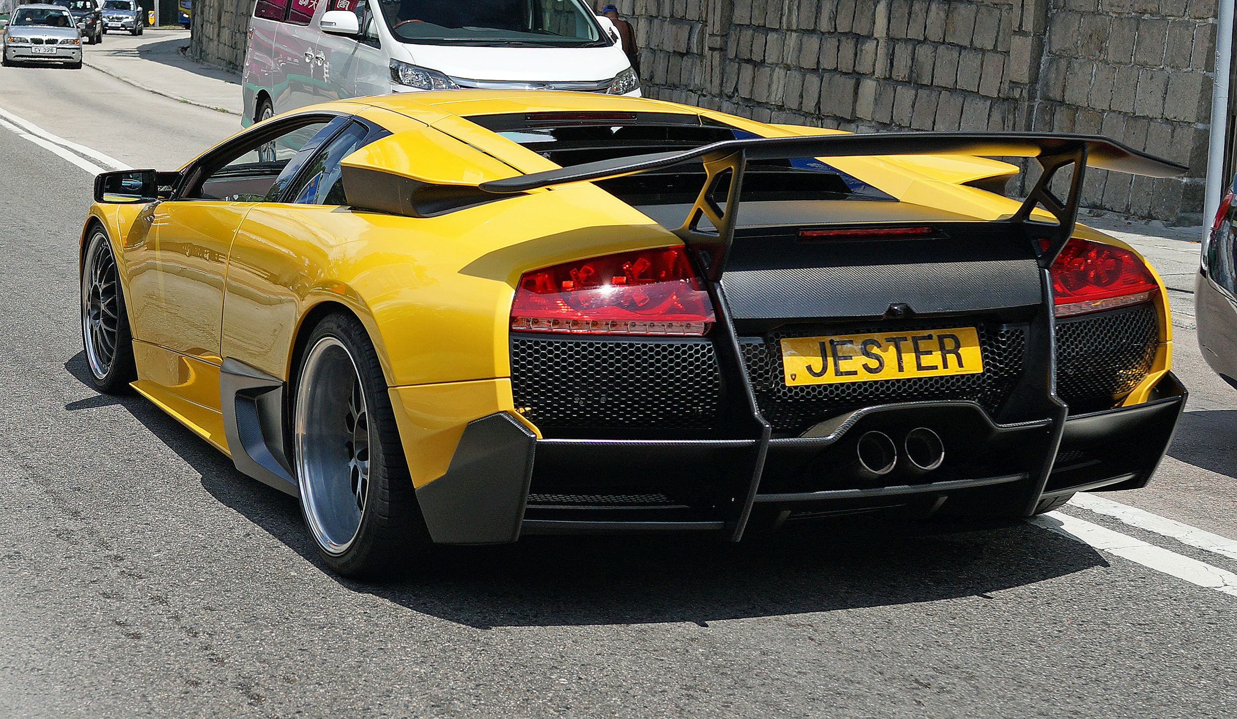 Lamborghini - JESTER / An older model Lamborghini with a great number plate, holy smoke!