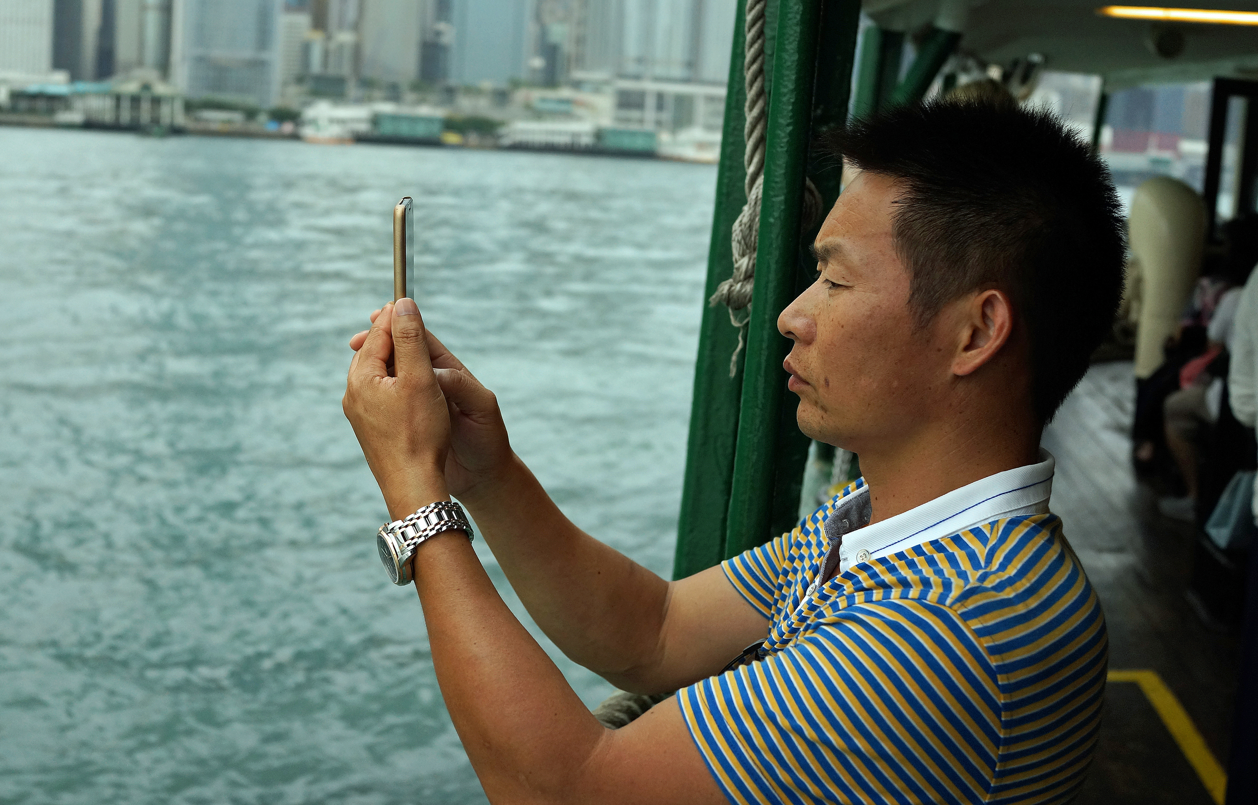 The selfie craze in Hong Kong - that's all I am saying.