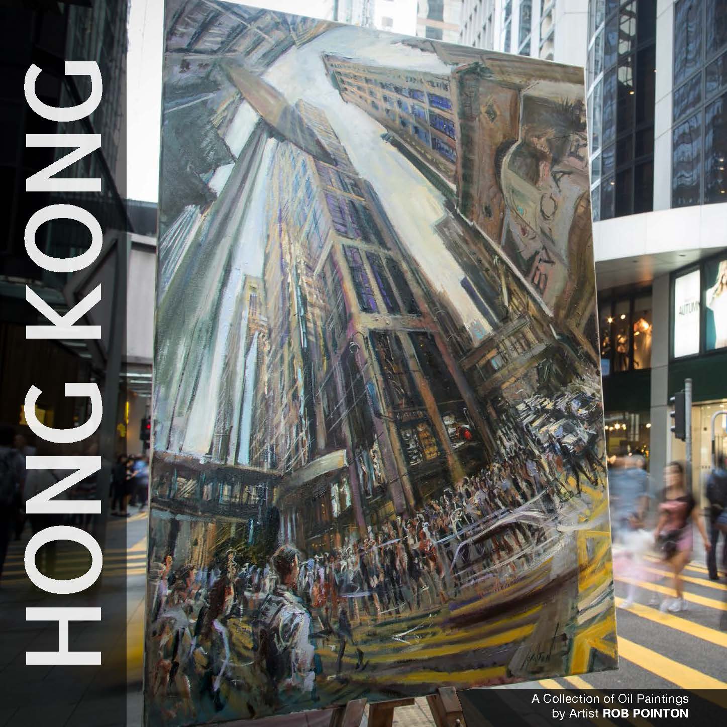 I had the good fortune to bump into Rob Pointon at my spot at the Peak, Rob is an amazing talent and his paintings of Hong Kong are simply awesome
