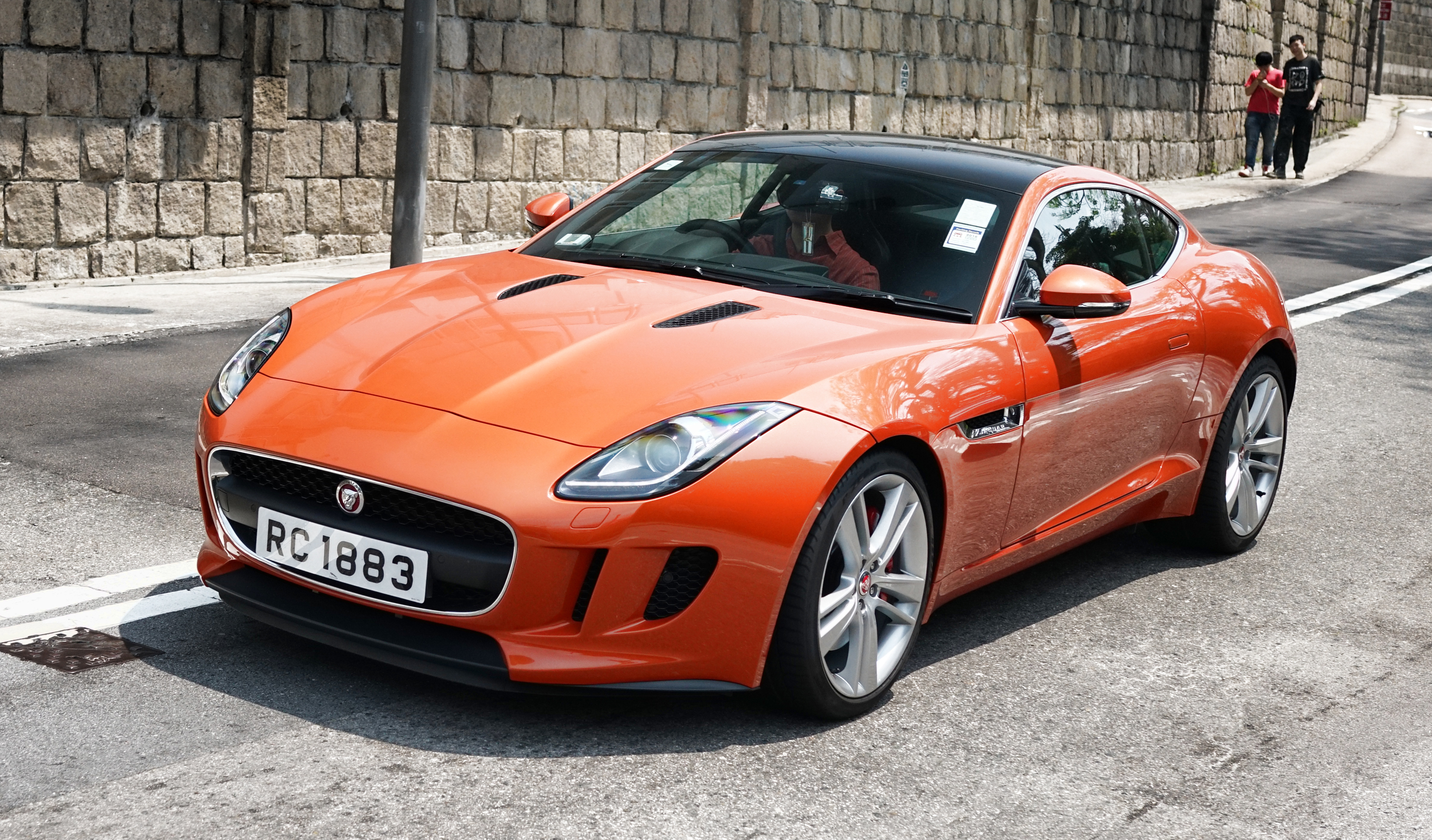 A very, very nice Jaguar sports car.....