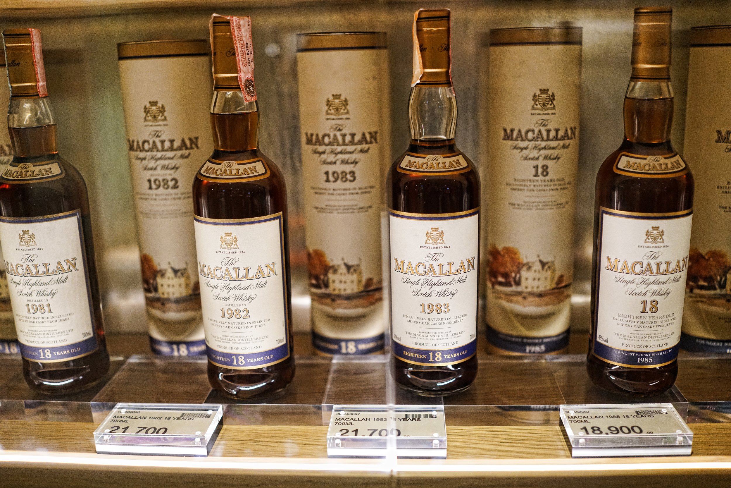 There is quite a market in Hong Kong for expensive scotch