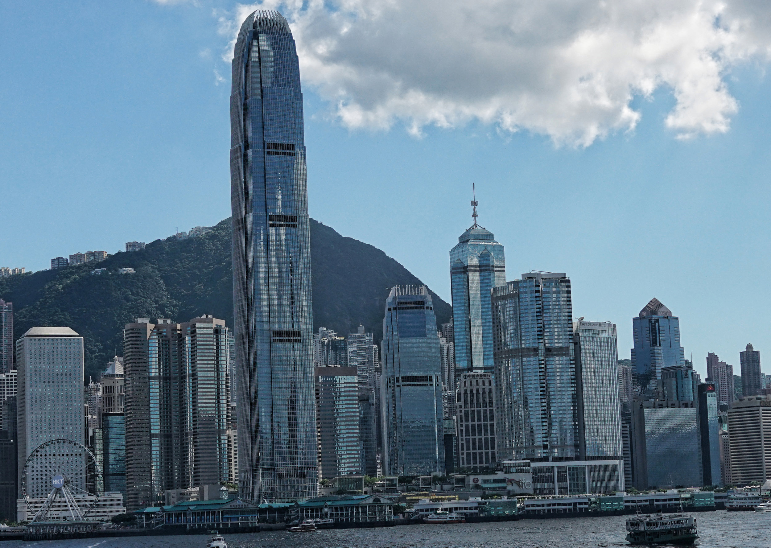 View of Hong Kong Island, 2017 - it has changed just a bit