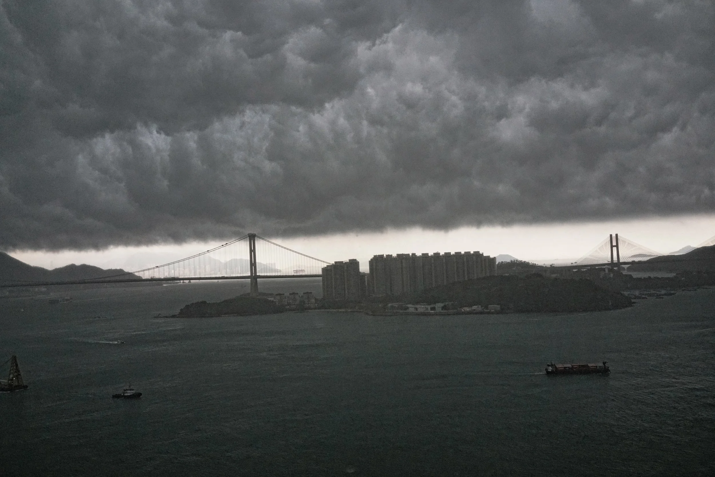 This is my Hong Kong | how about this for a wild thunderstorm that came out of nowhere in the 3rd week of April 2019 | this is taken from my balcony