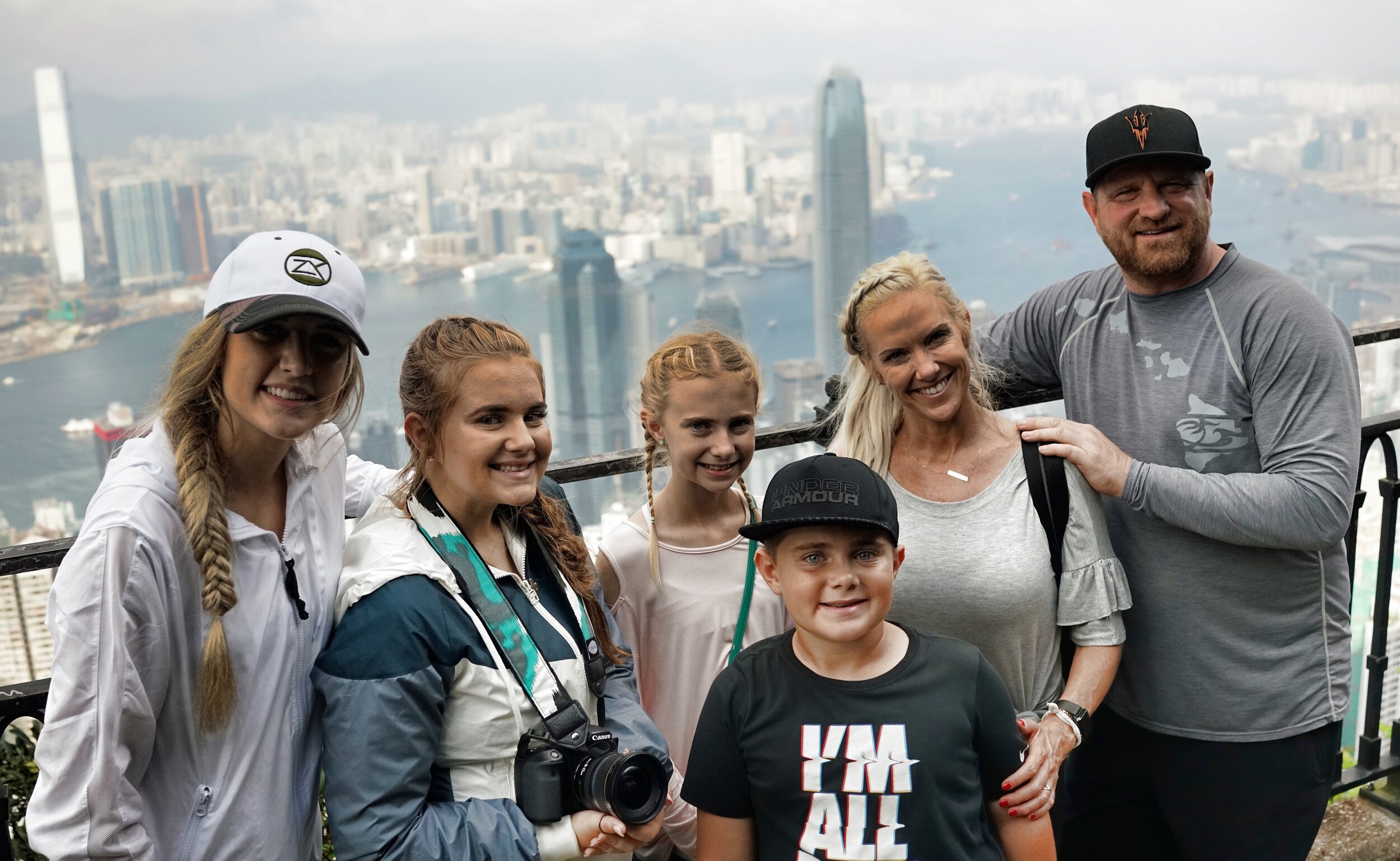 The view from Lugard Road, Victoria Peak, Hong Kong