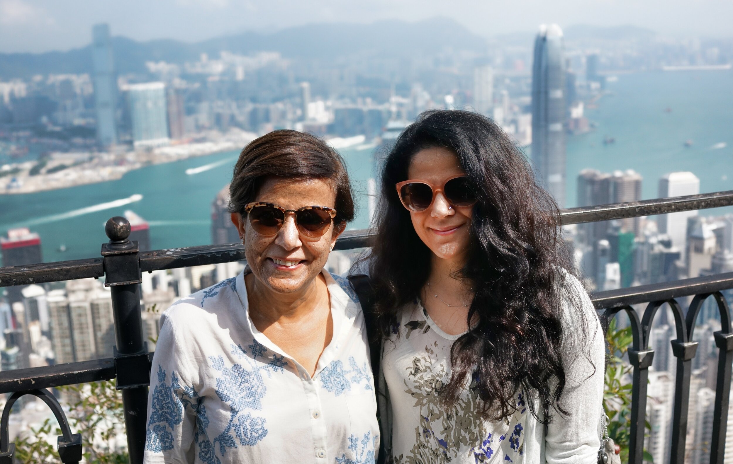 The view from Lugard Road, Victoria Peak, Hong Kong