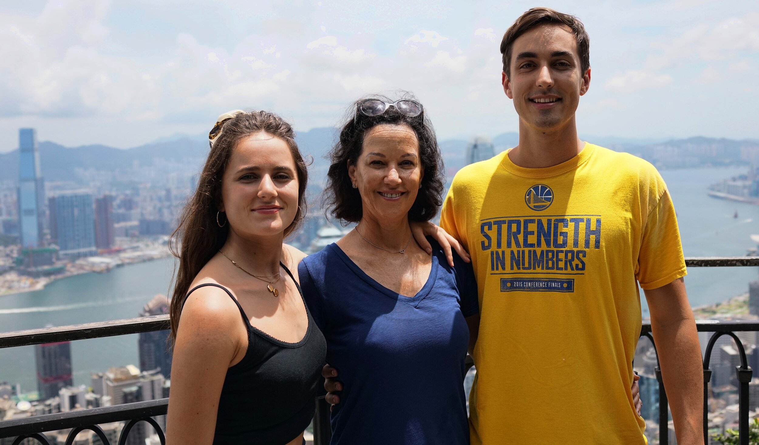 My Private Tour Guests at Victoria Peak, Hong Kong