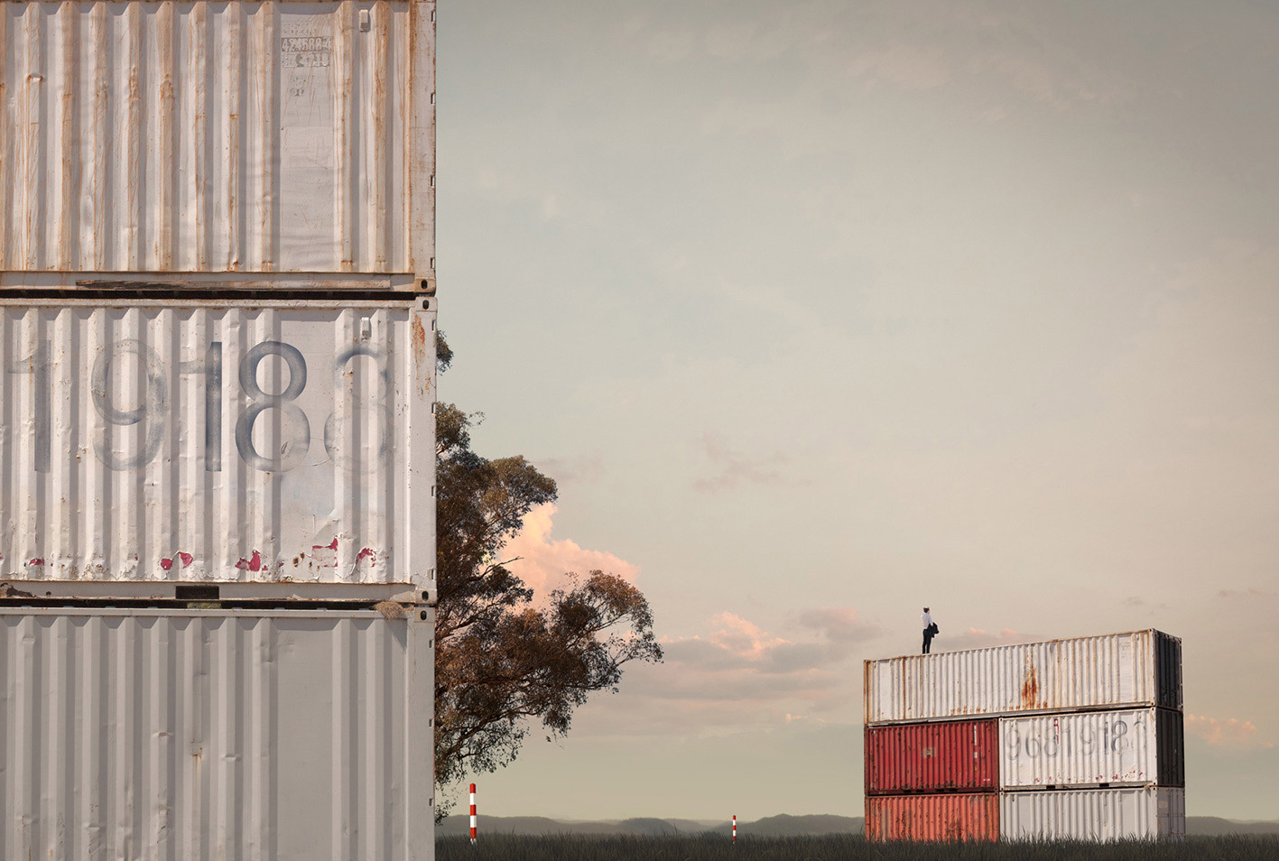 Container Field, 2013 Pigment print on archival rag 159.5 x 115cm / Edition of 5 +2AP (Sold Out) Represented by Otomys Arthouse