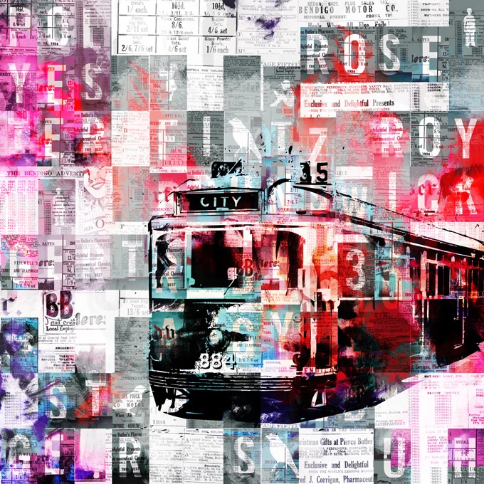 City 35, 2010 Archival pigment print 100cm x 100cm 135cm x 135cm