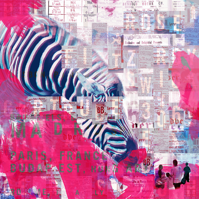 Small World, 2010 Archival pigment print 100cm x 100cm 135cm x 135cm