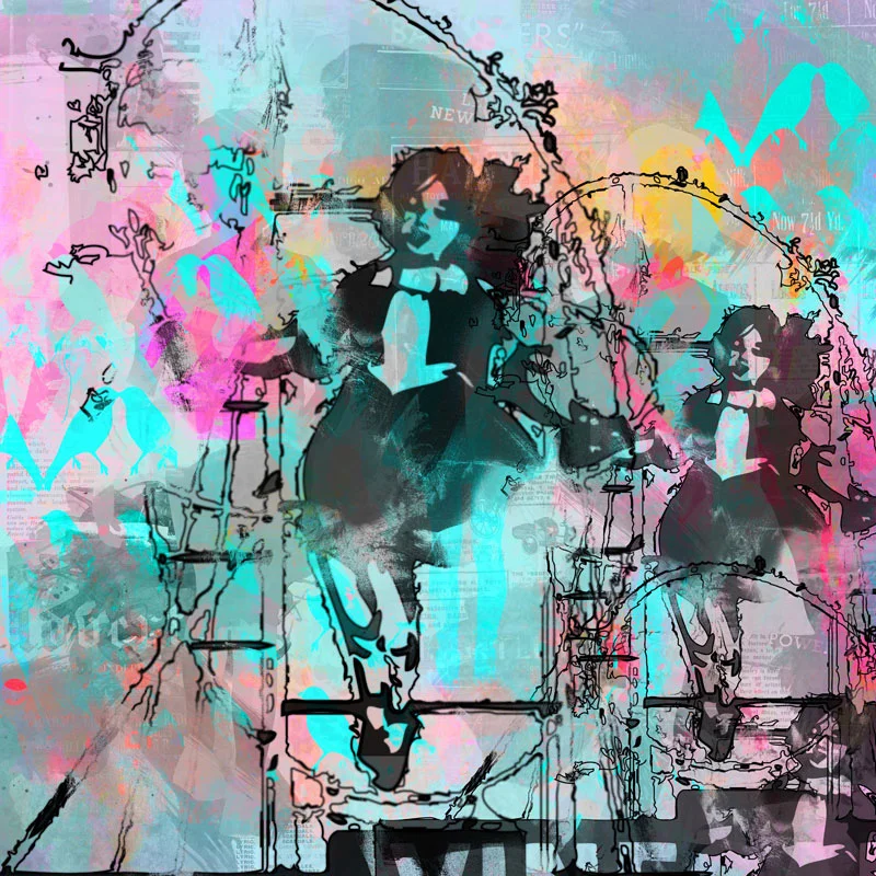 Mind Skip, 2012 Archival pigment print 100cm x 100cm 135cm x 135cm