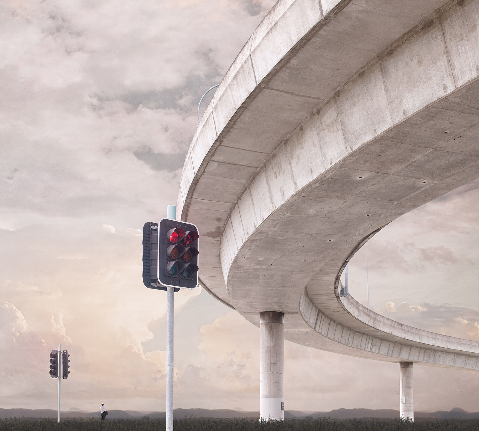 Overpass (II) Pigment print on archival rag 110cm x 100cm 1/7 +2AP 143cm x 130cm 1/3 + 1AP Represented by Otomys Arthouse