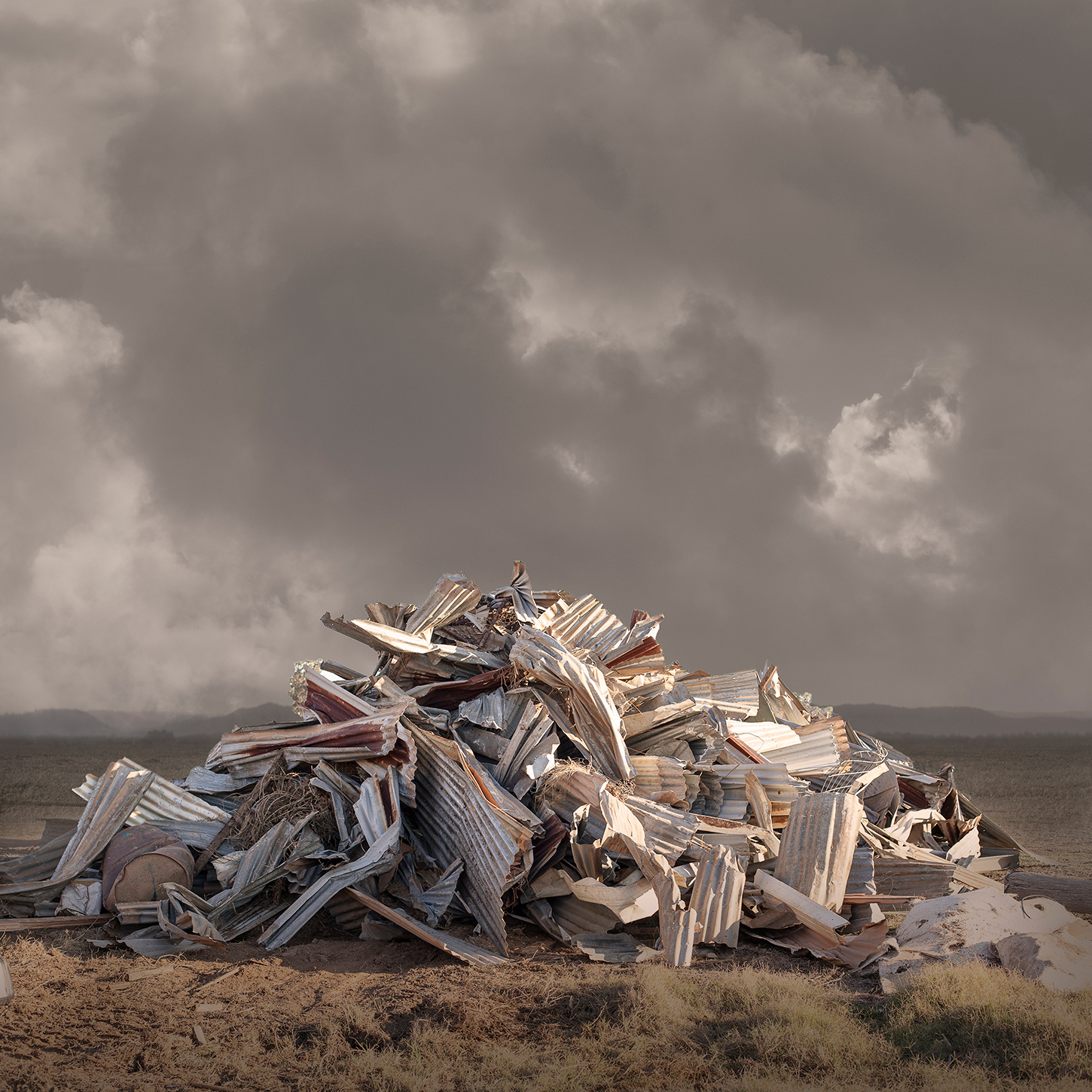 Iron Mountain Pigment print on archival rag 101cm x 101cm 1/7 +2AP 145cm x 145cm 1/3 + 1AP Represented by Otomys Arthouse